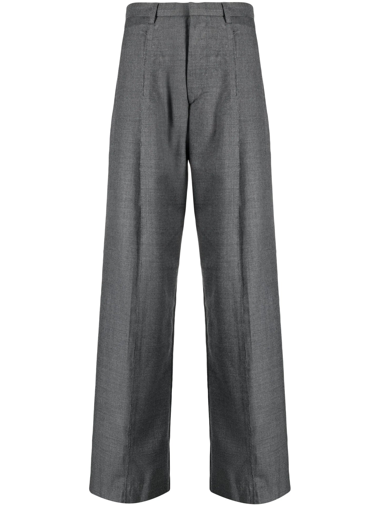 Inverted wide-leg trousers