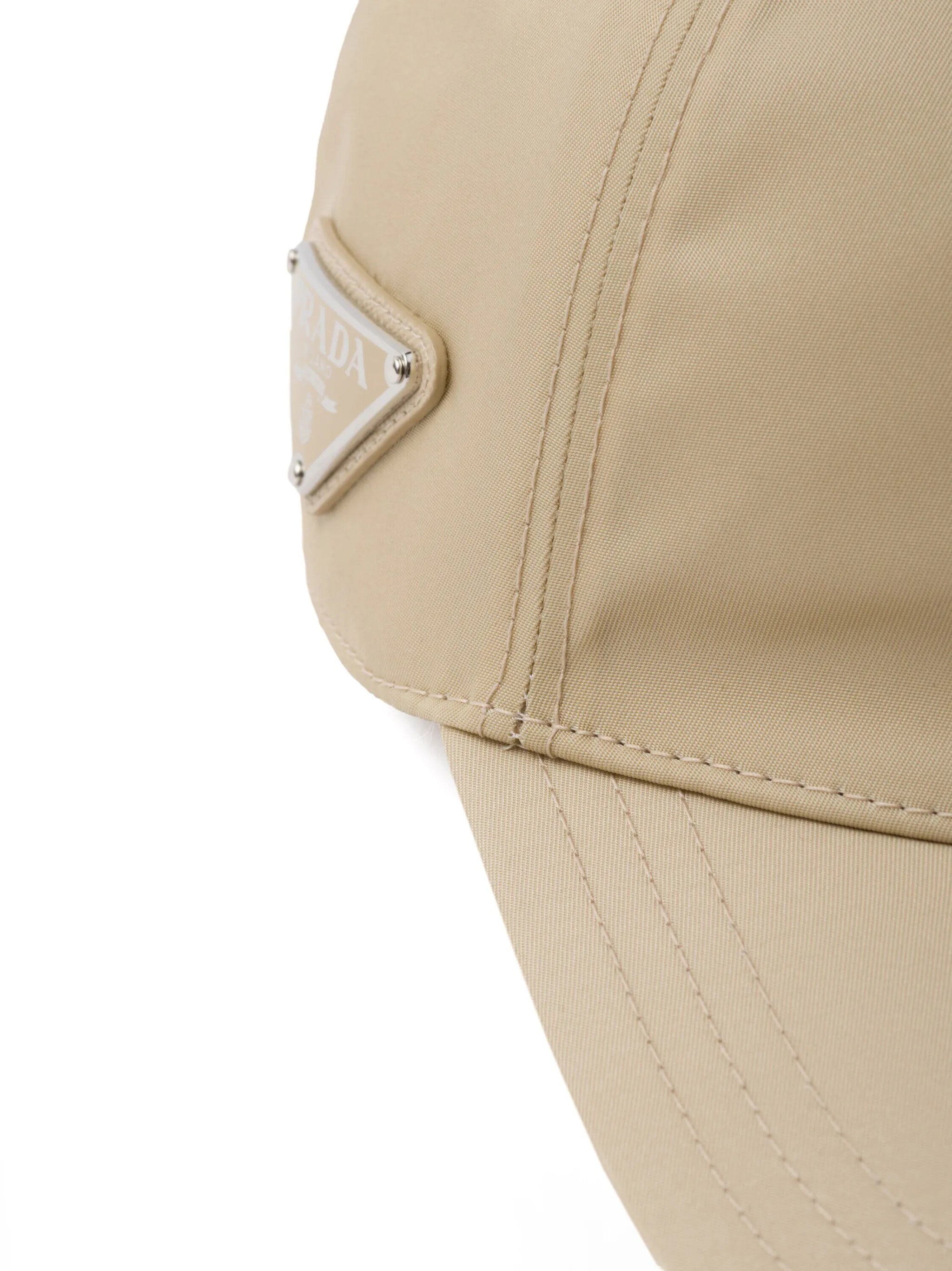 Re-Nylon enamel-logo baseball cap