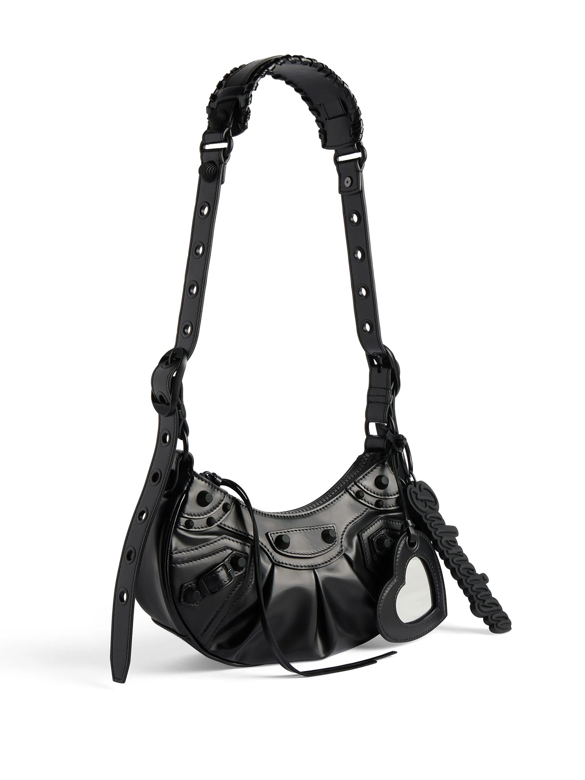Le Cagole XS leather shoulder bag