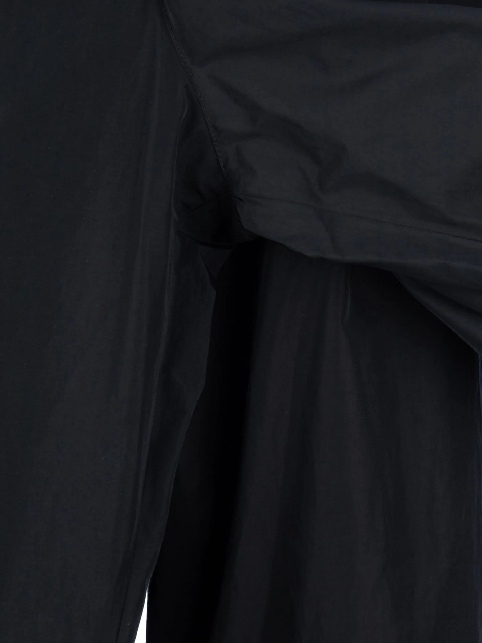 drawstring-waist wide-leg trousers