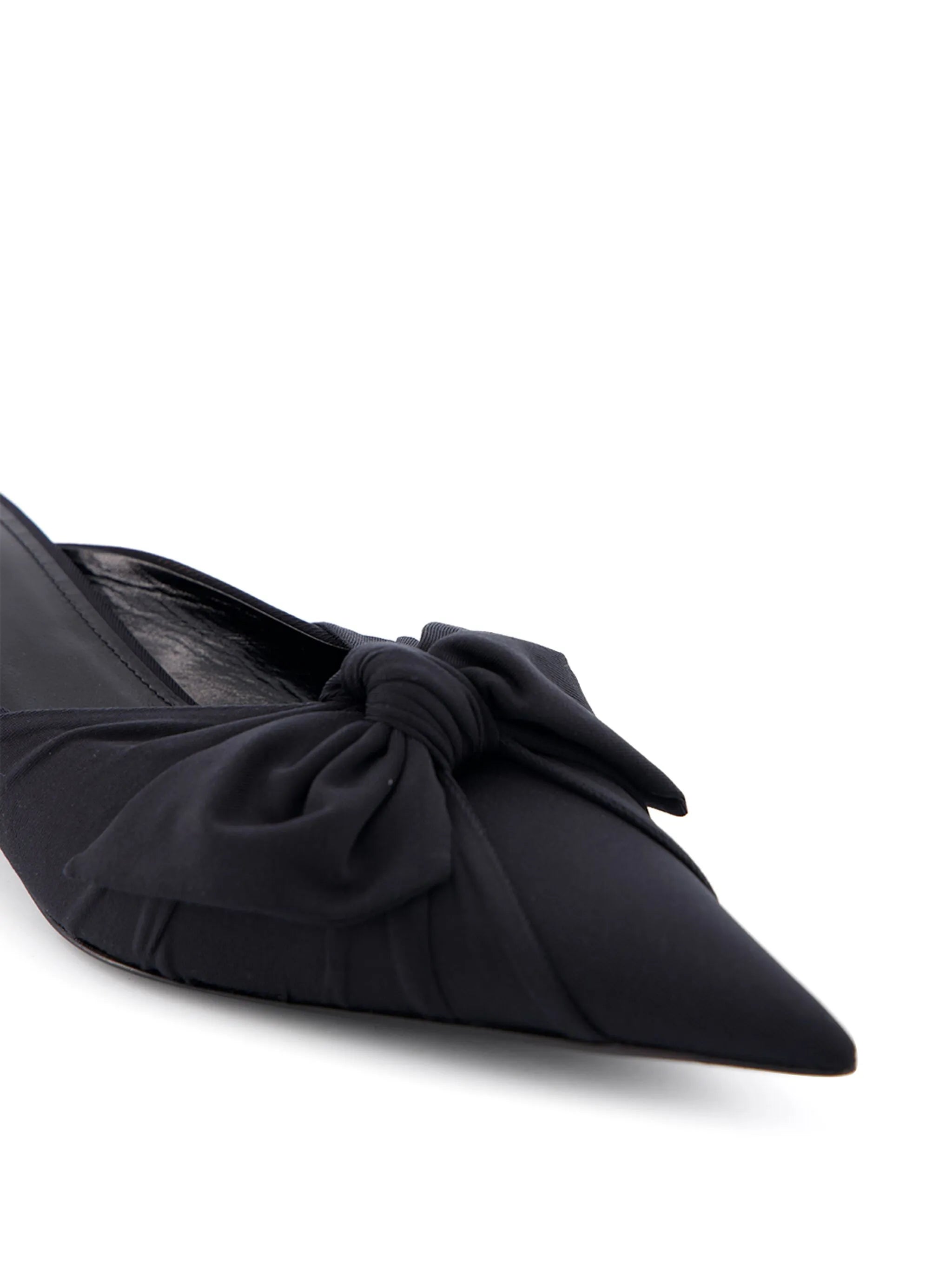 Knife Knot 40mm pointed-toe mules
