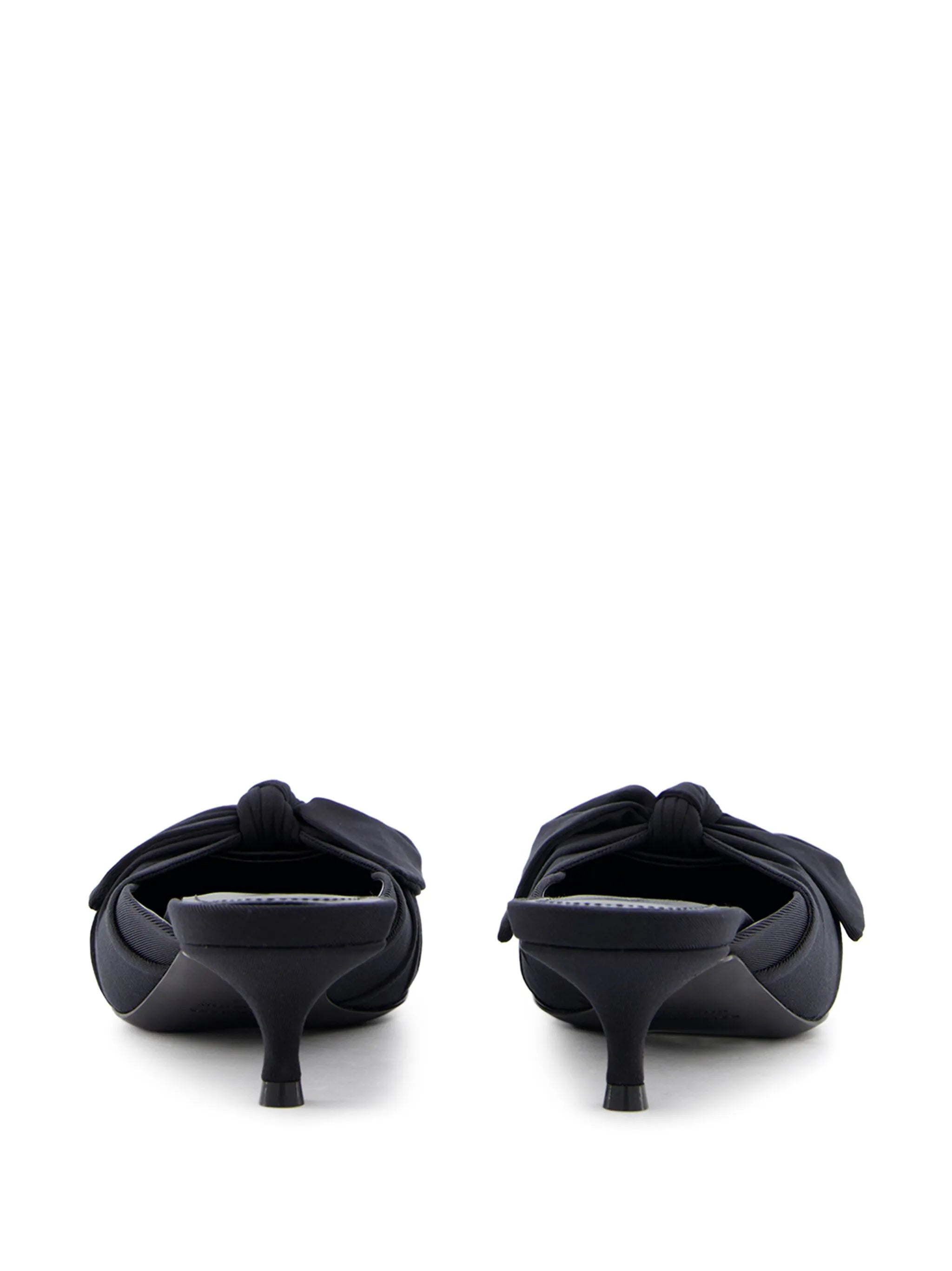 Knife Knot 40mm pointed-toe mules