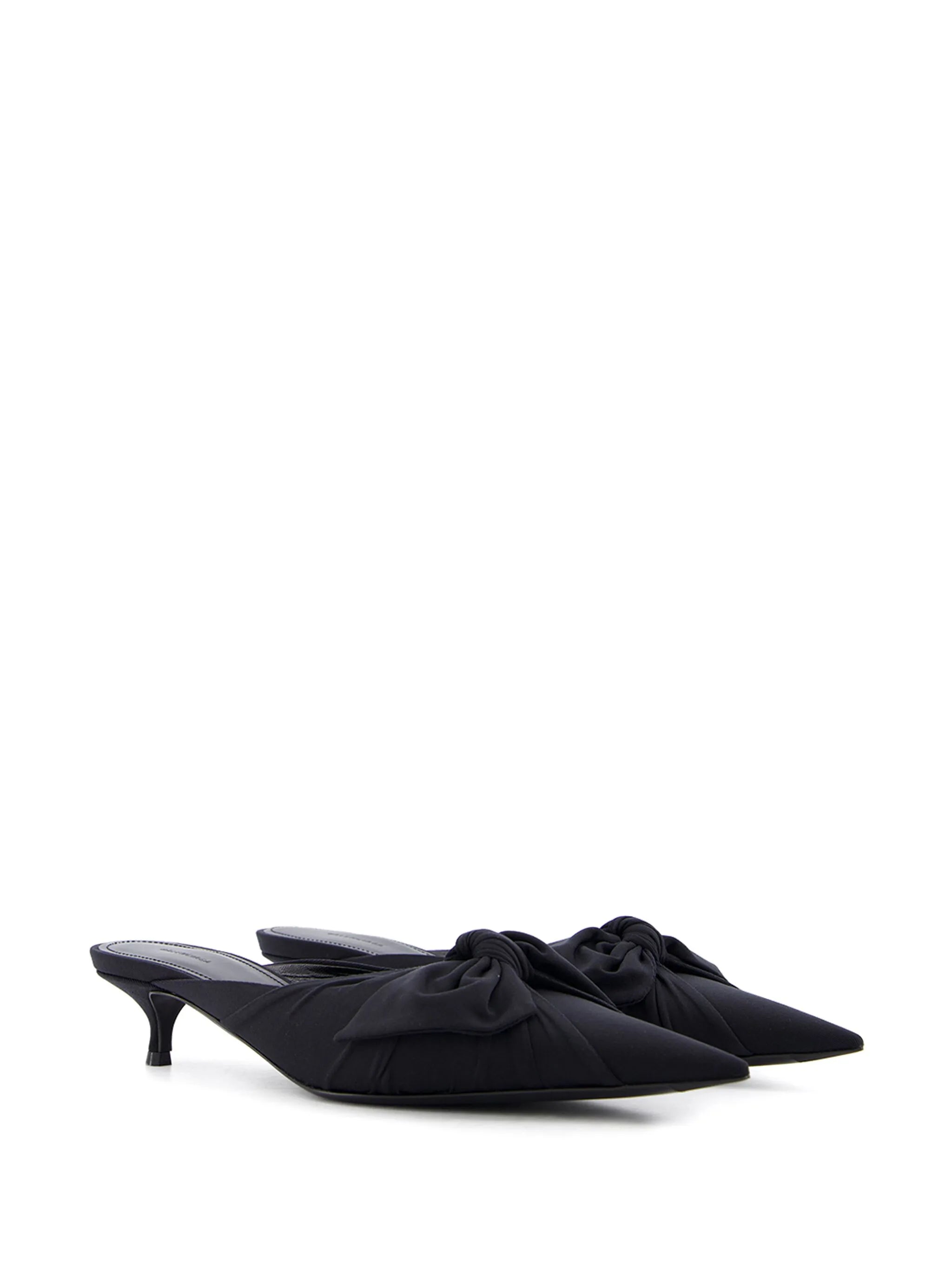 Knife Knot 40mm pointed-toe mules