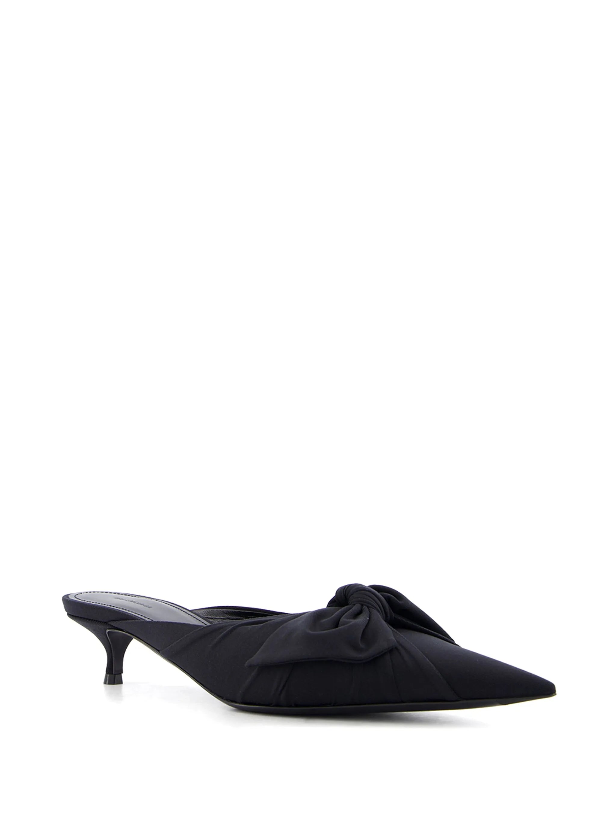Knife Knot 40mm pointed-toe mules