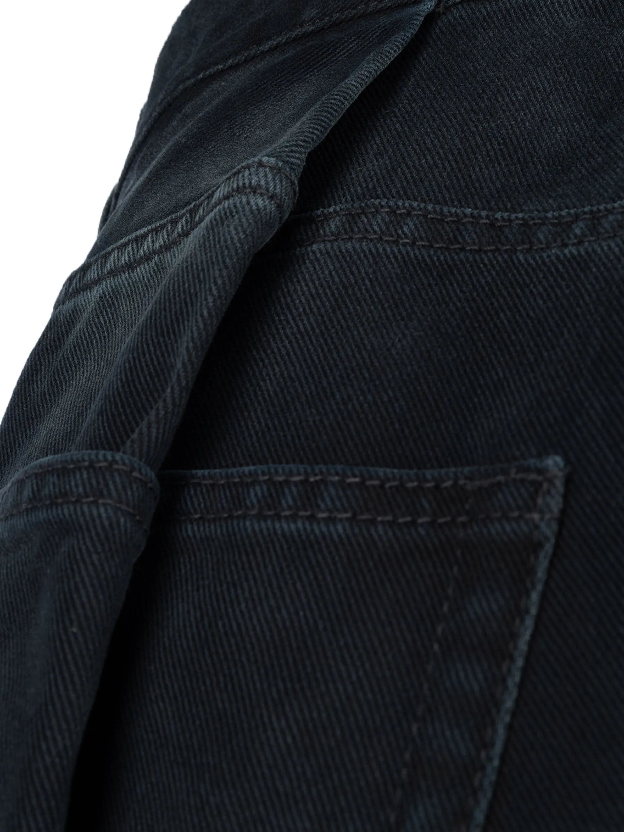 pleat-detailed wide-leg jeans