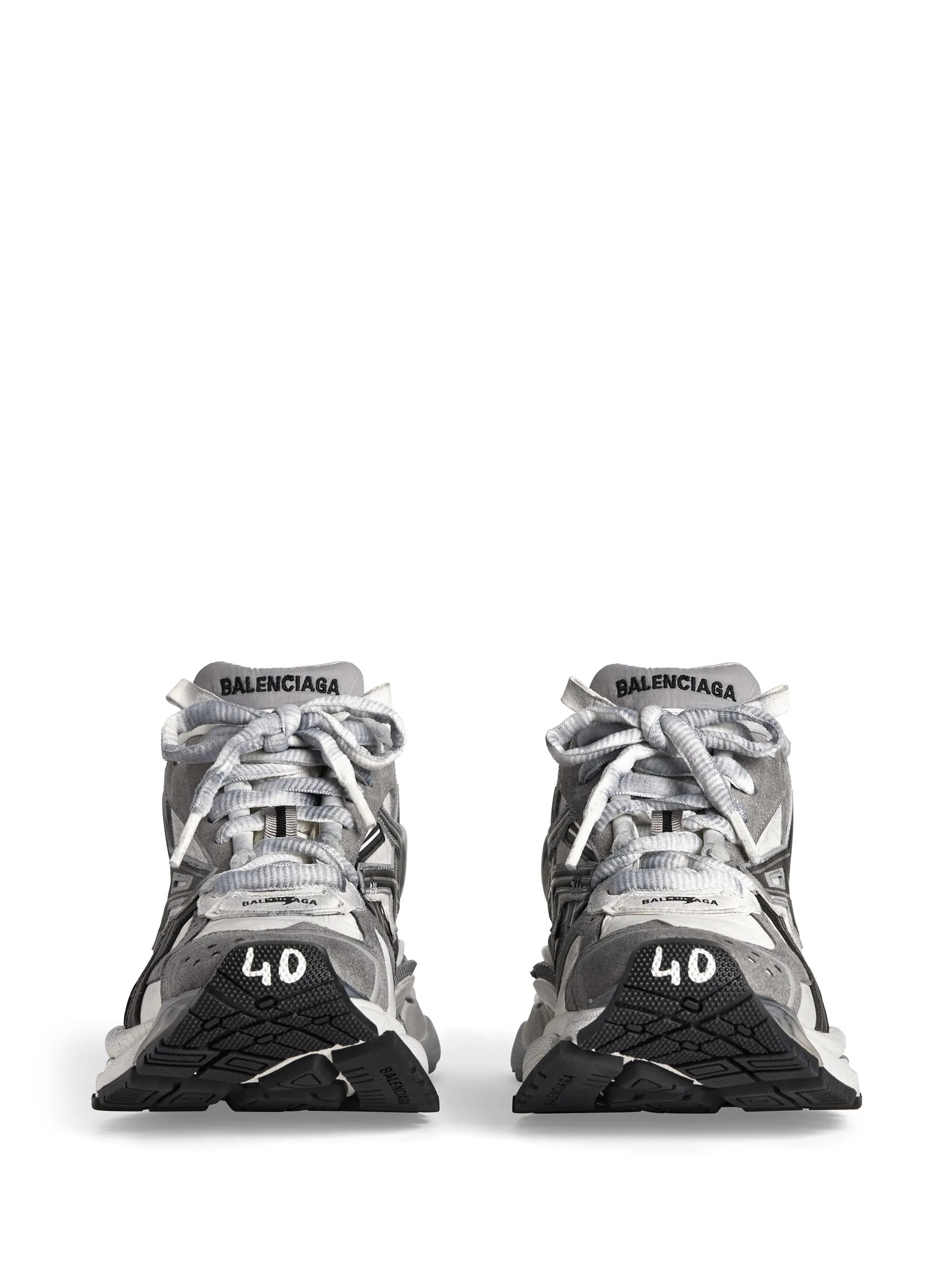Runner panelled-design sneakers