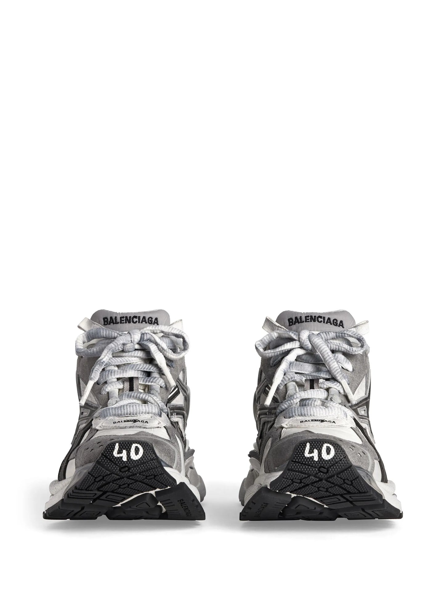 Runner panelled-design sneakers