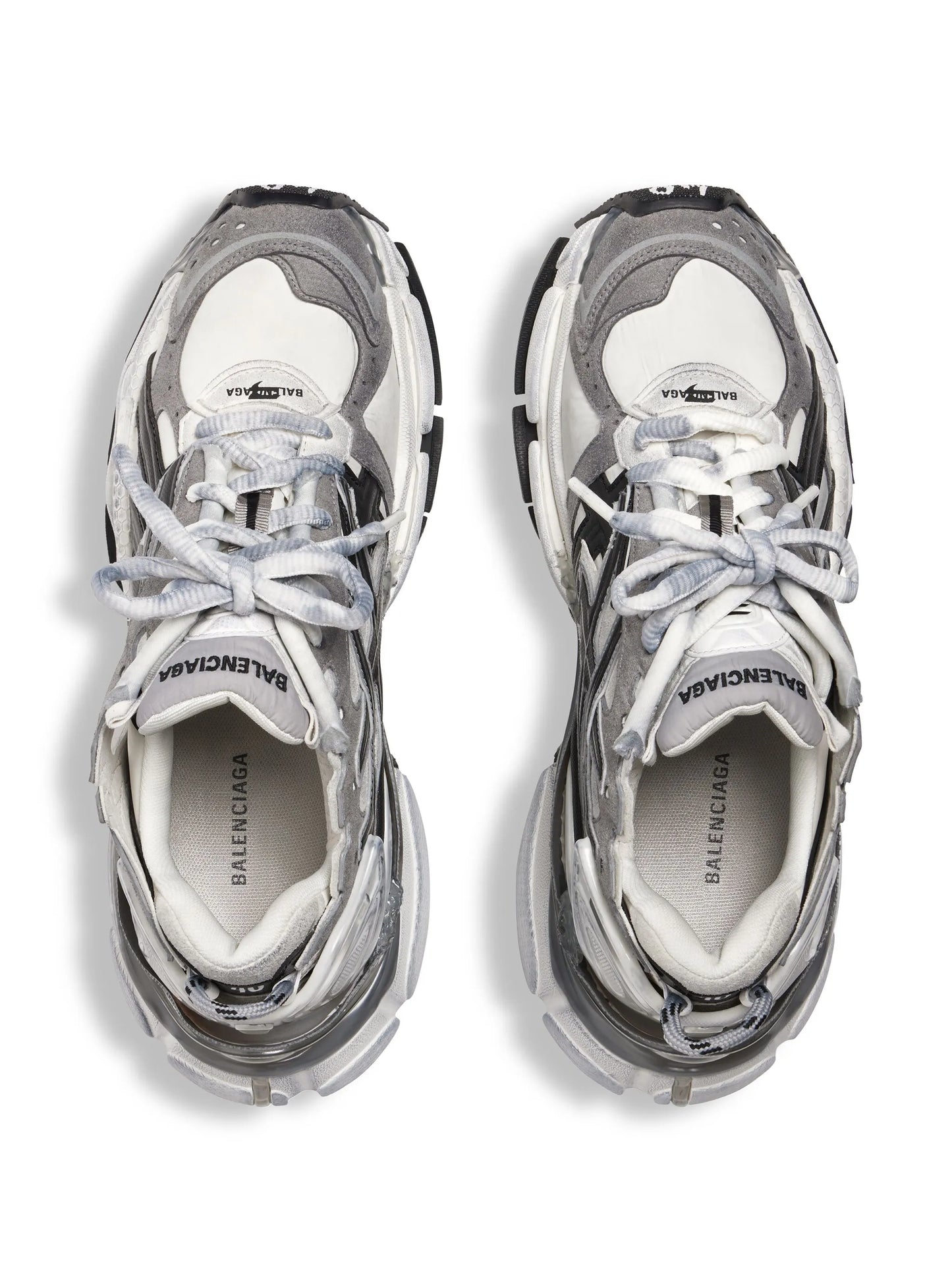 Runner panelled-design sneakers