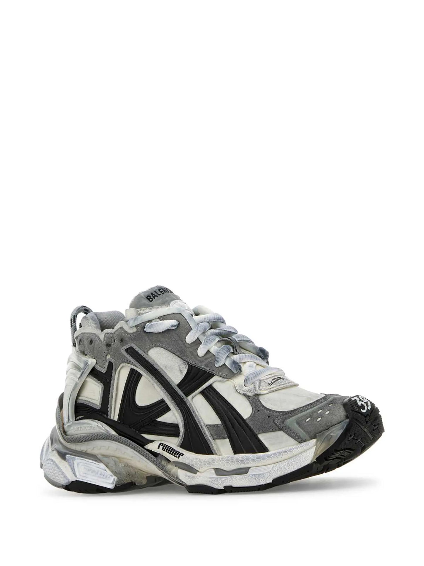 Runner panelled-design sneakers