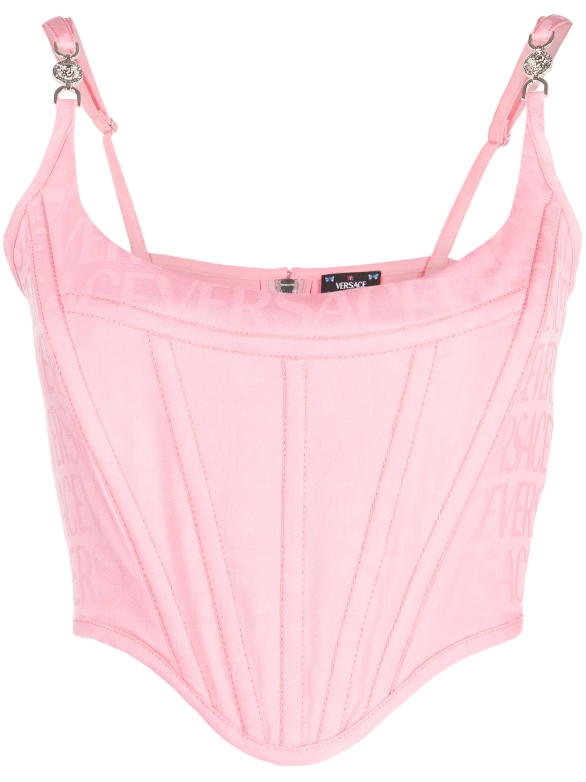 Versace Allover corset top