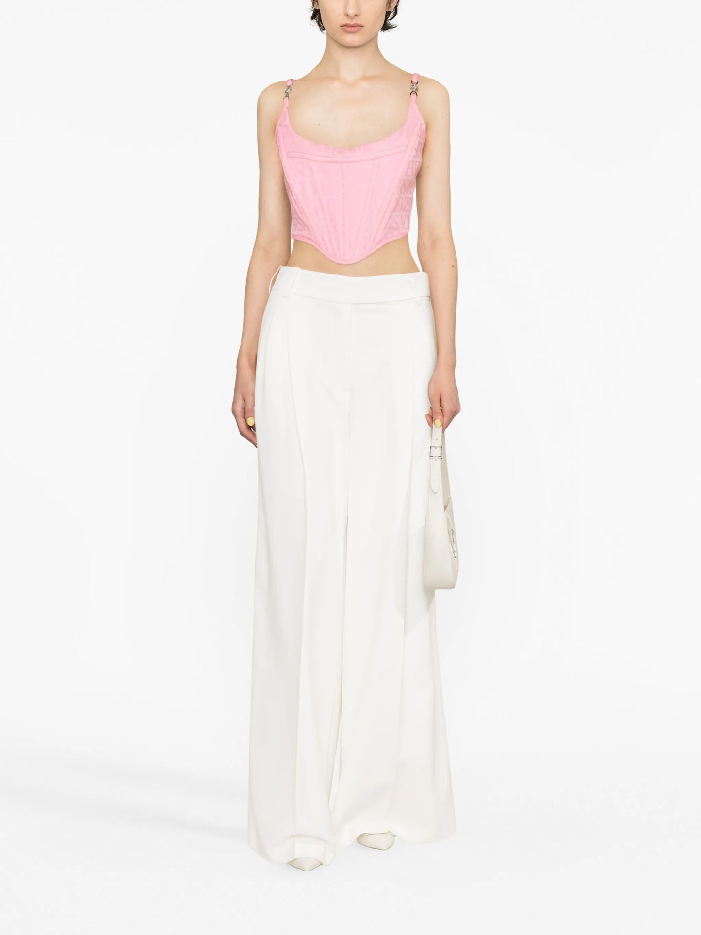 Versace Allover corset top