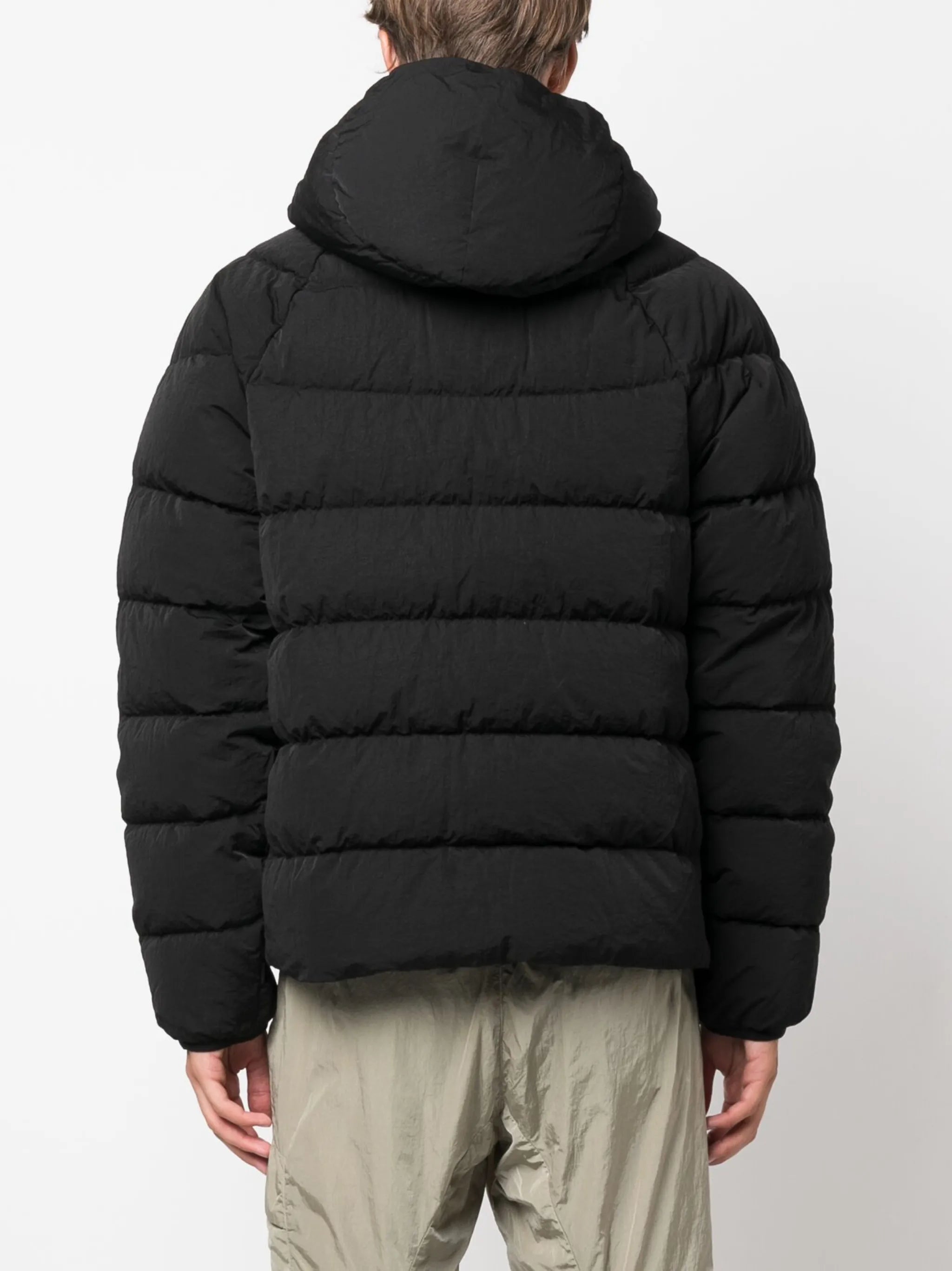 Eco-Chrome R padded hooded jacket