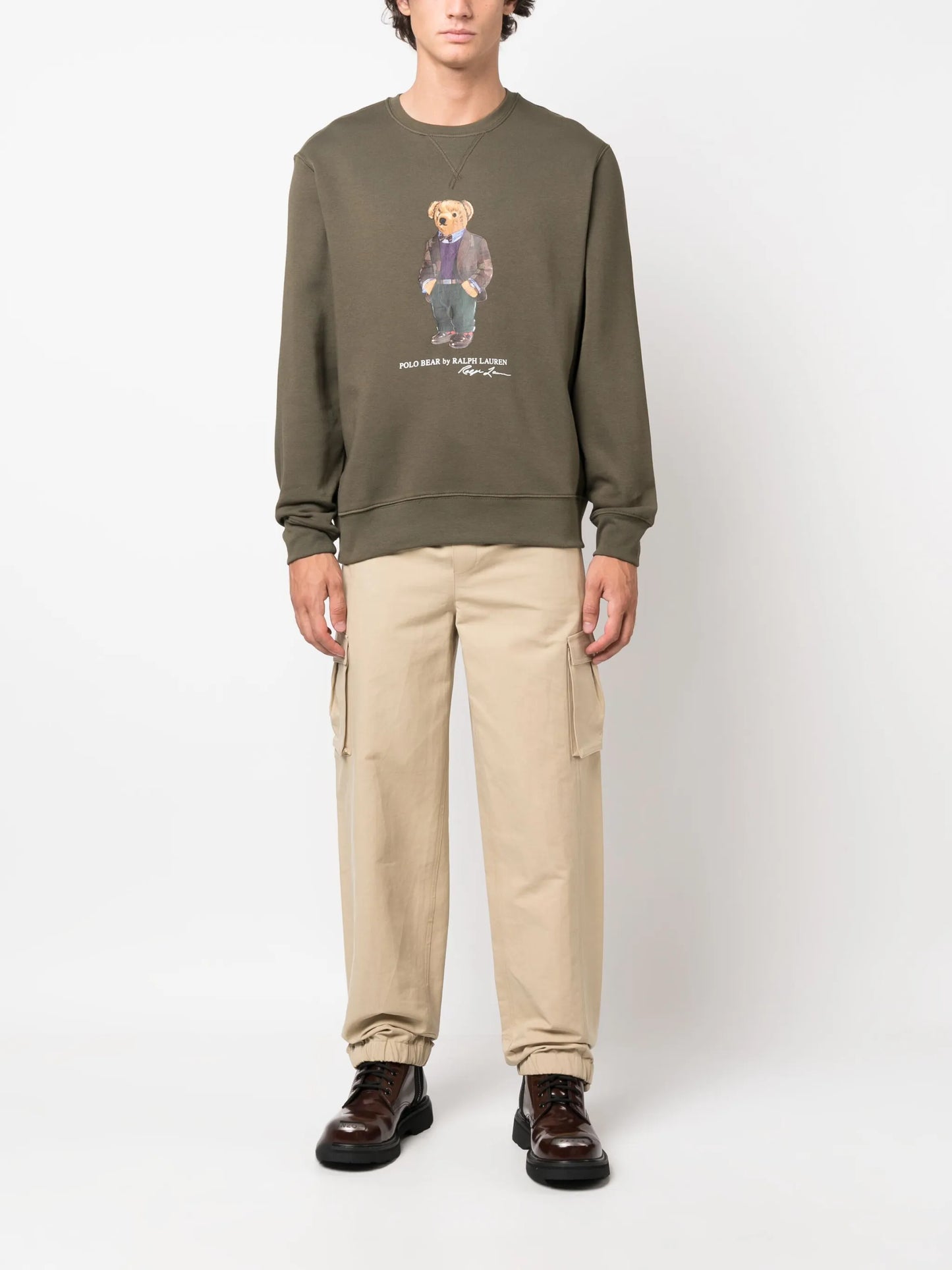 Polo Bear fleece sweatshirt