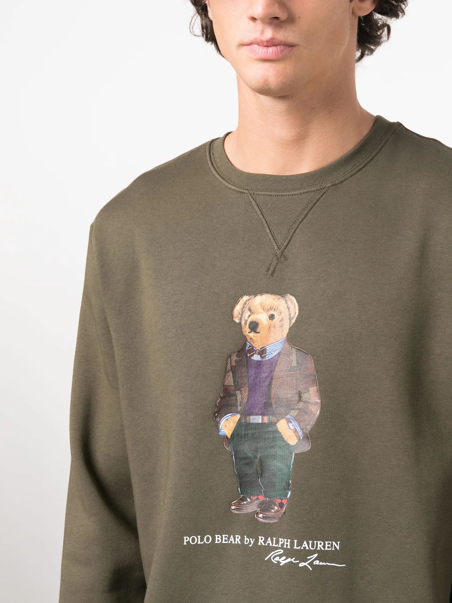 Polo Bear fleece sweatshirt