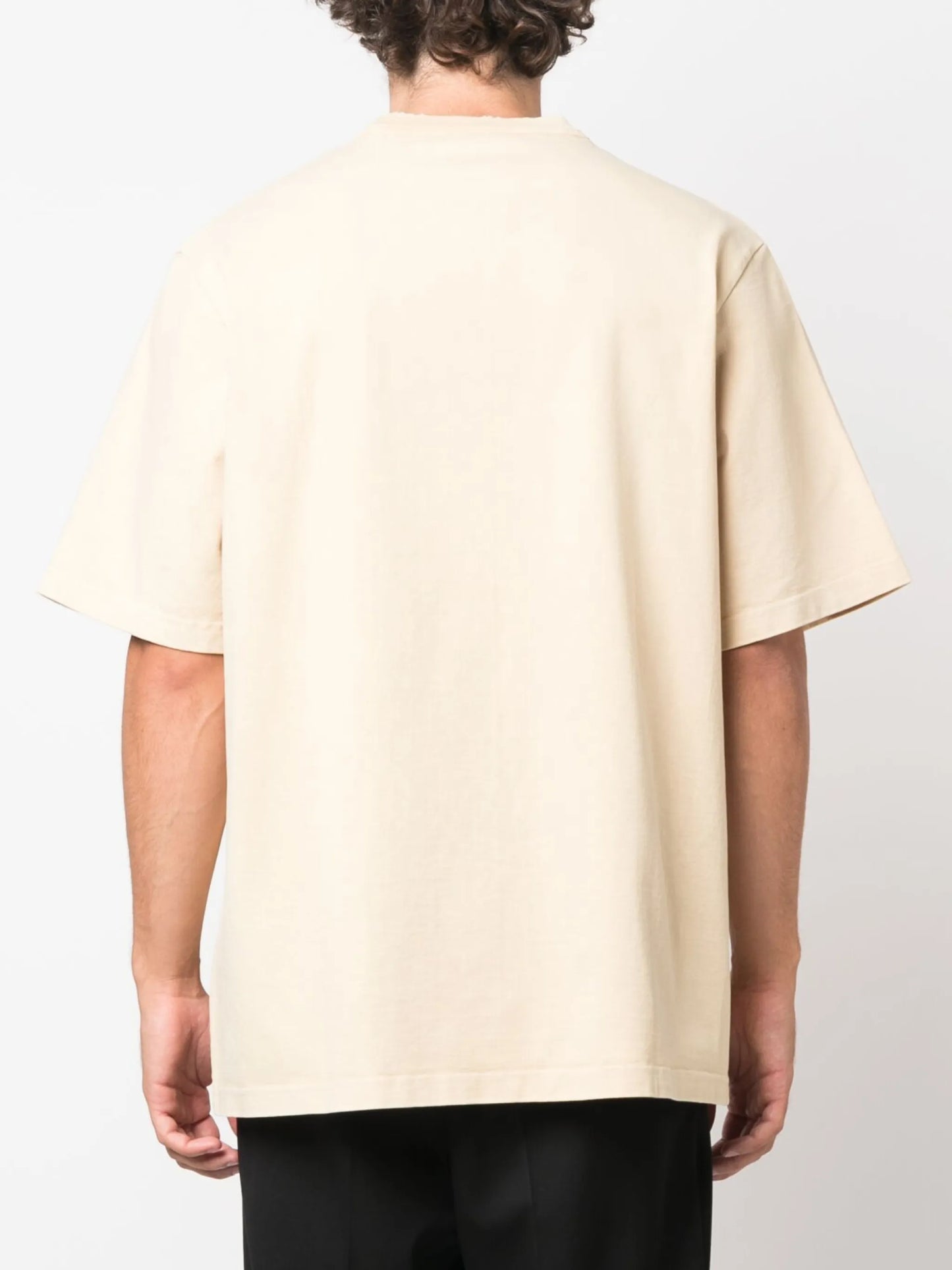 logo-embroidered cotton T-shirt