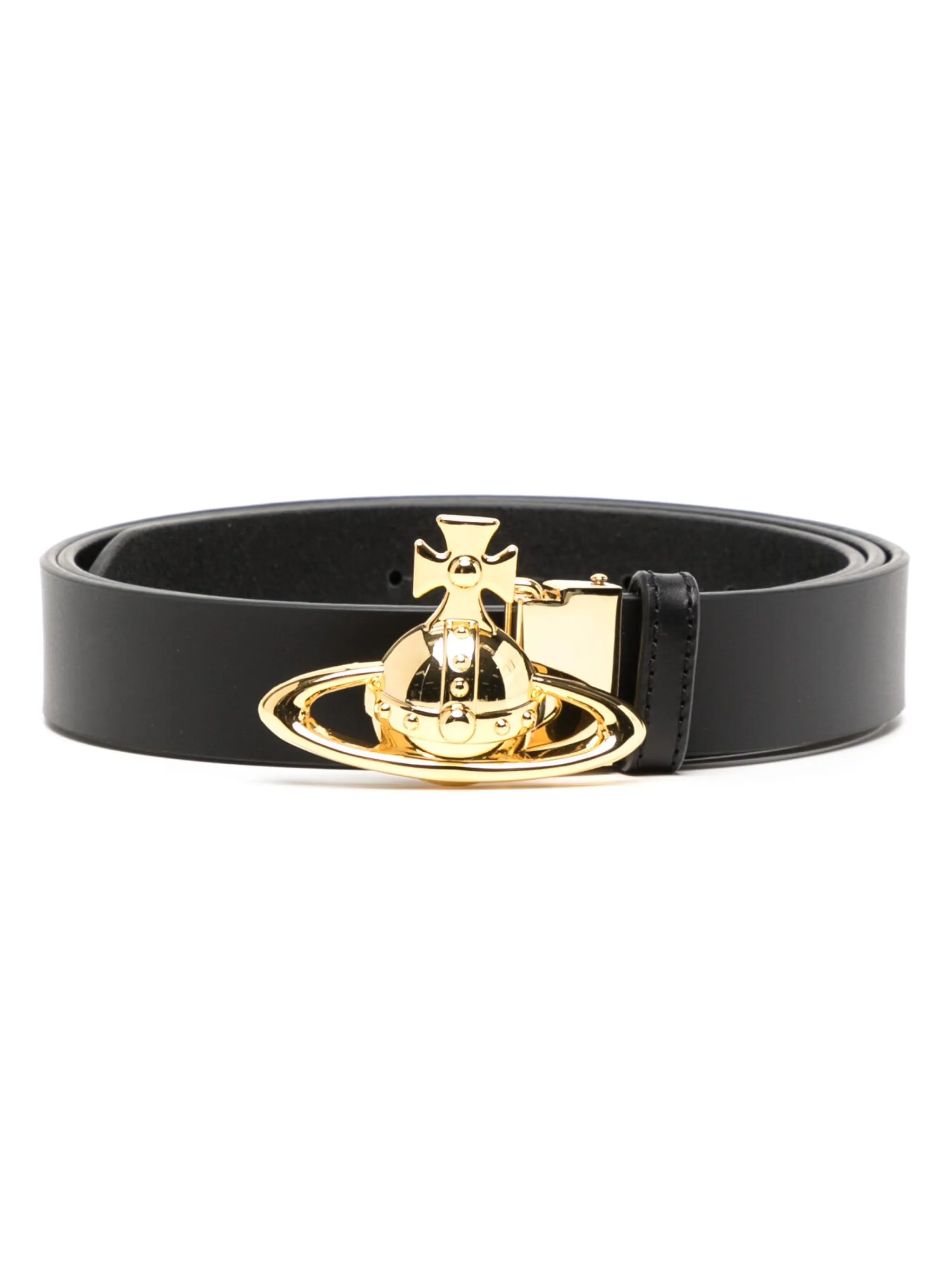 Orb buckle-fastening belt