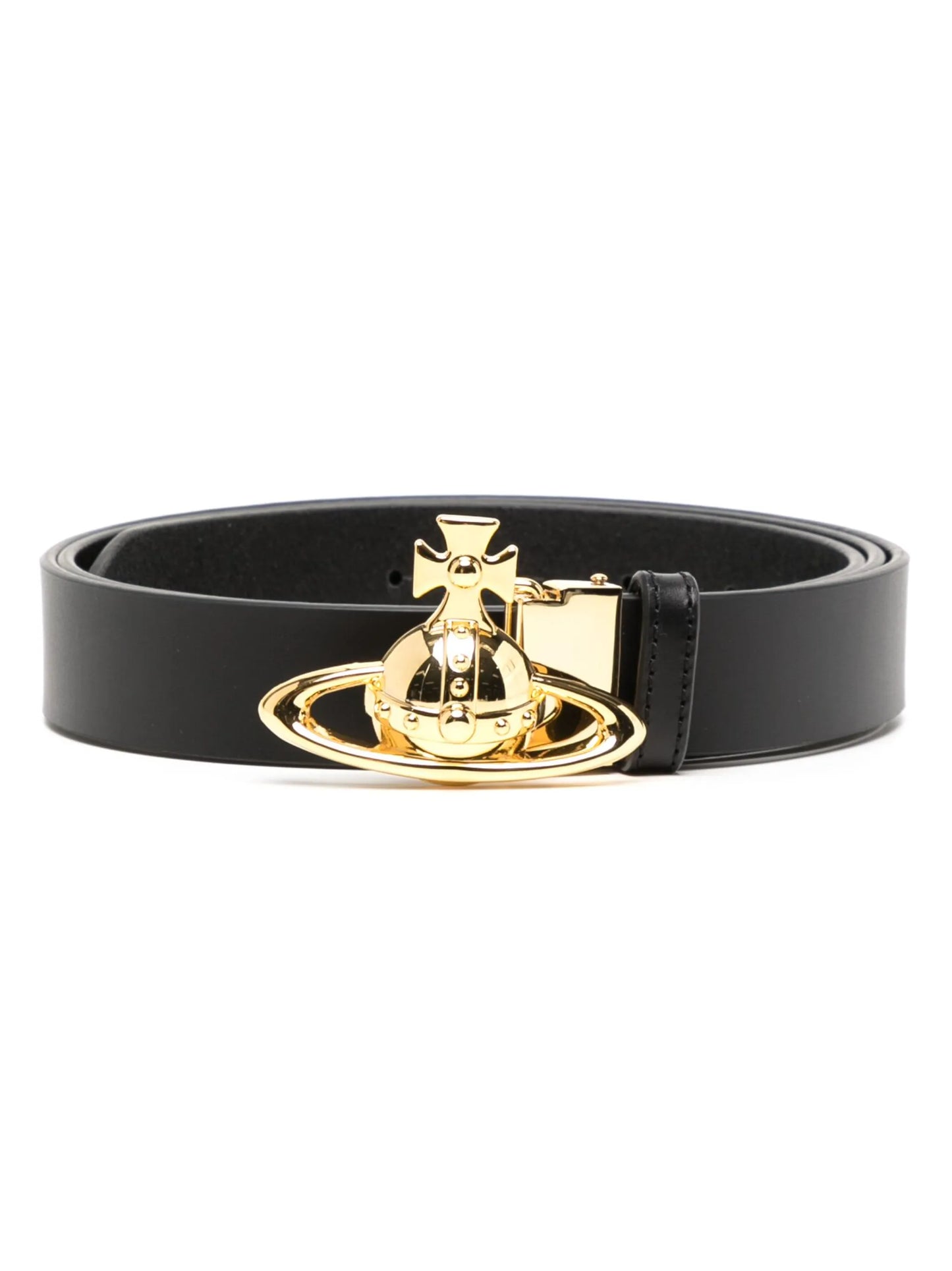 Orb buckle-fastening belt