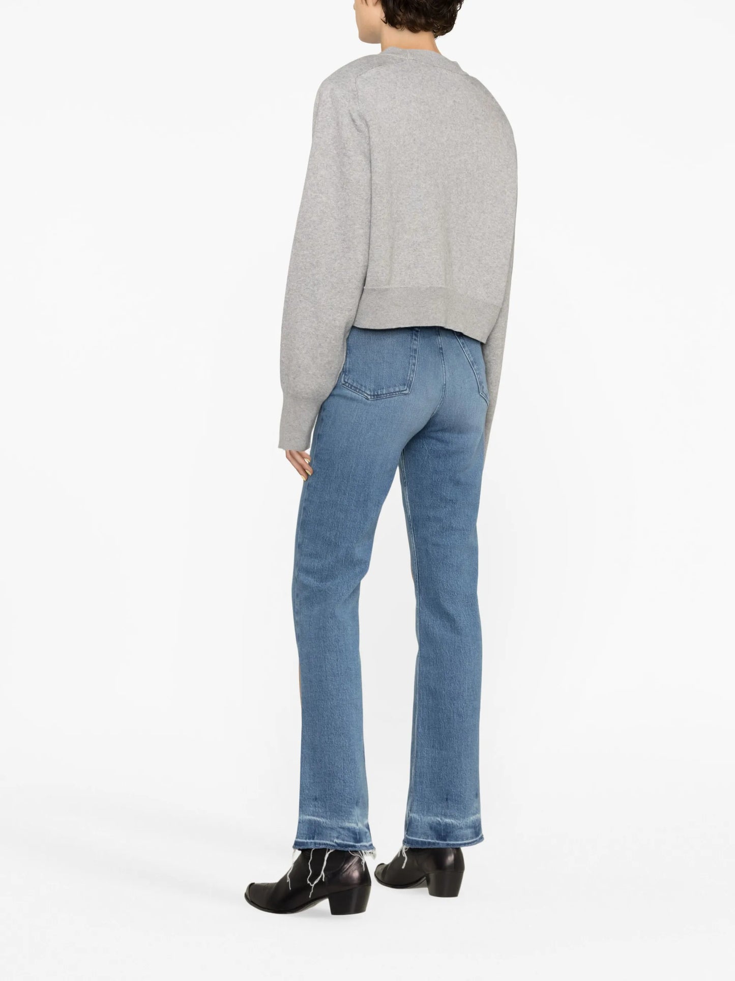 Firm embellished organic cotton sweatshirt
