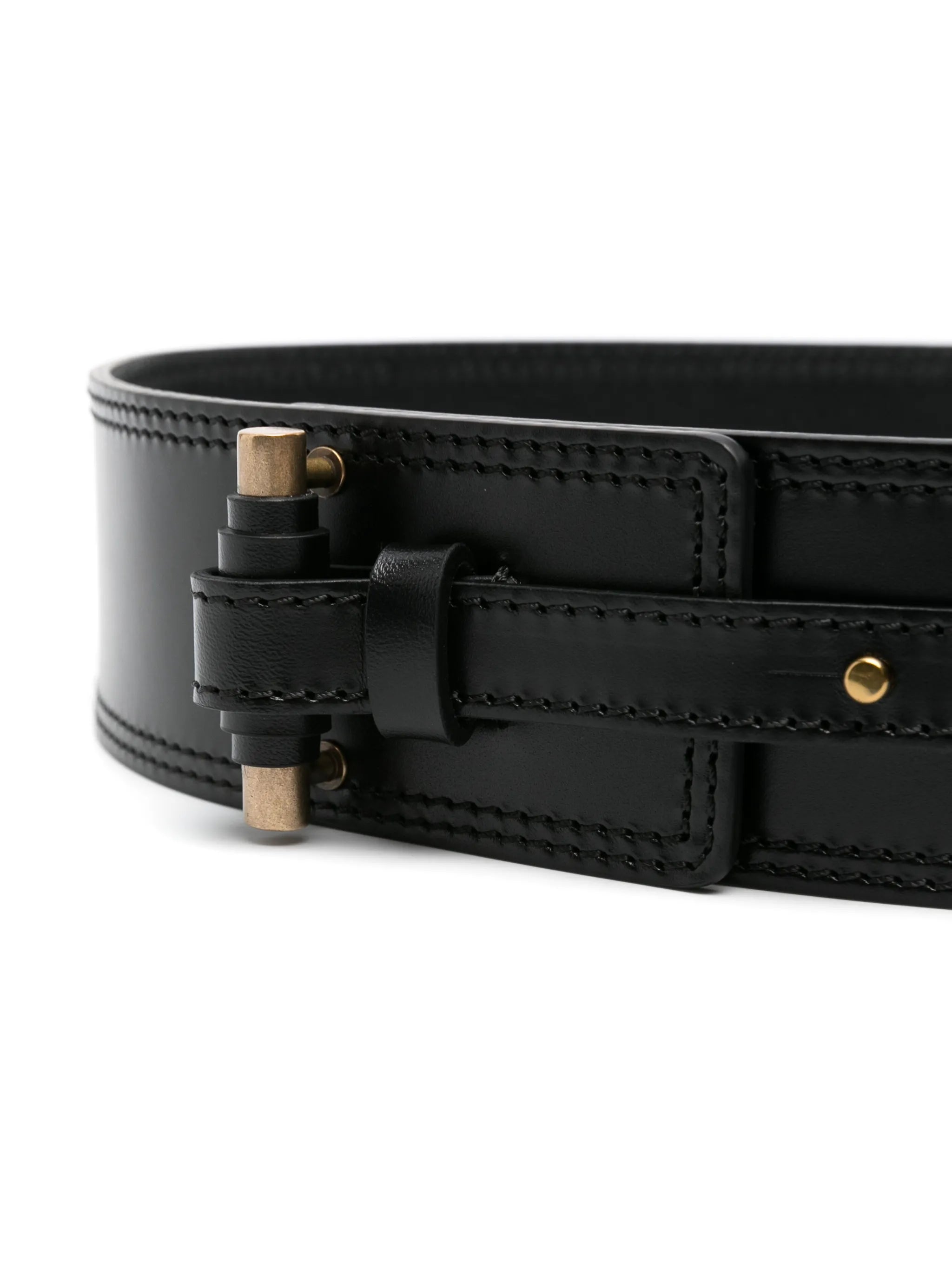 Vigo buckled leather belt