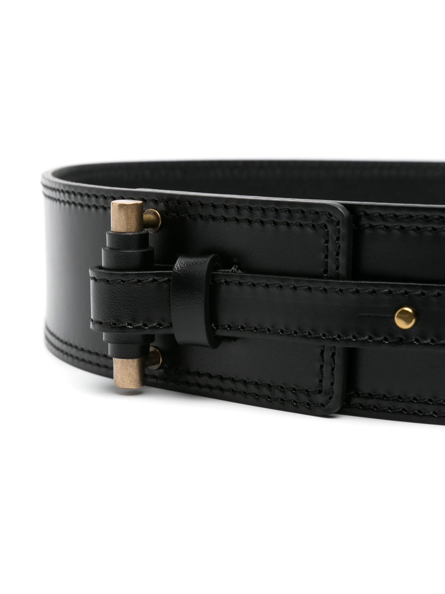 Vigo buckled leather belt