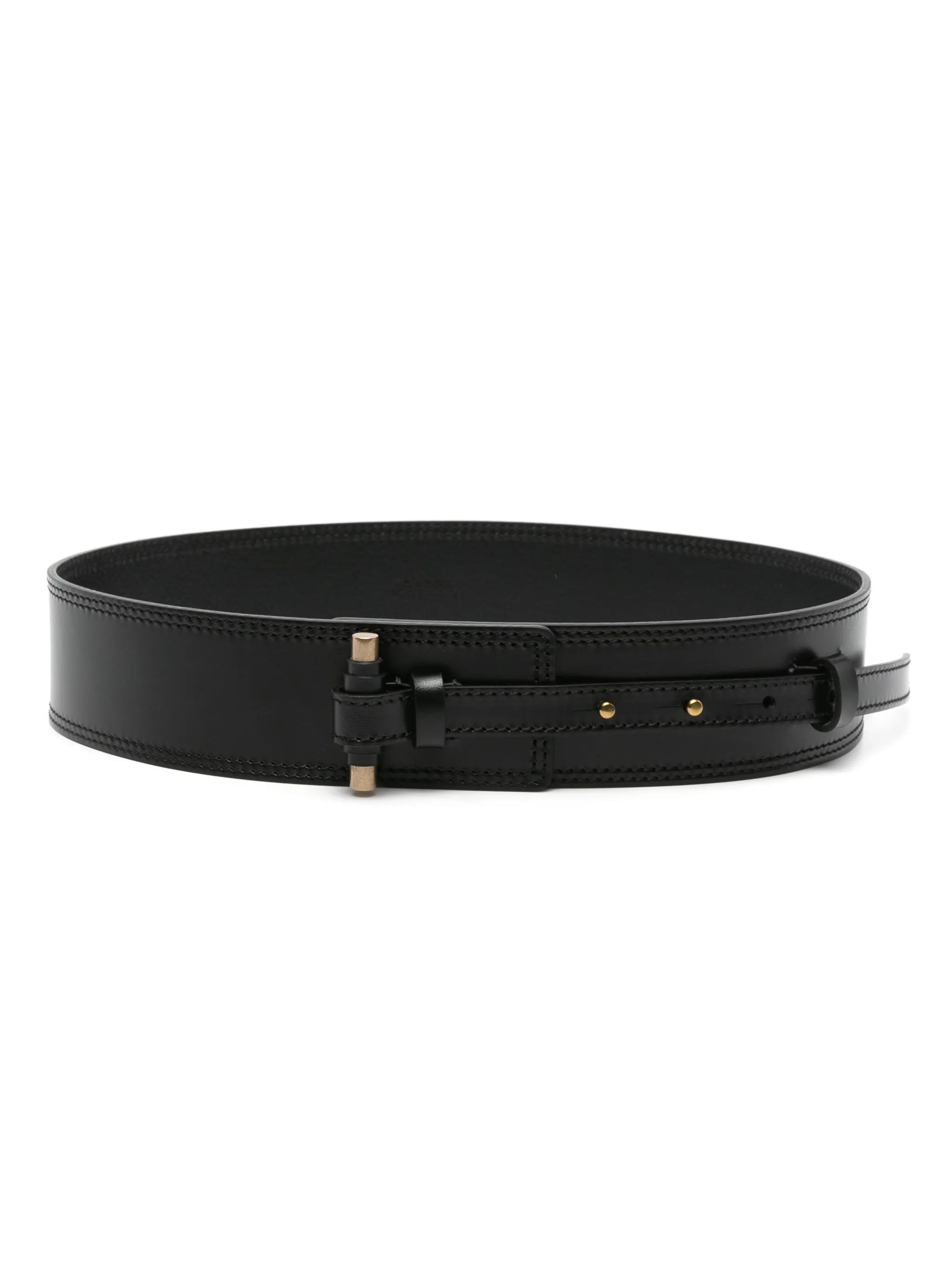 Vigo buckled leather belt