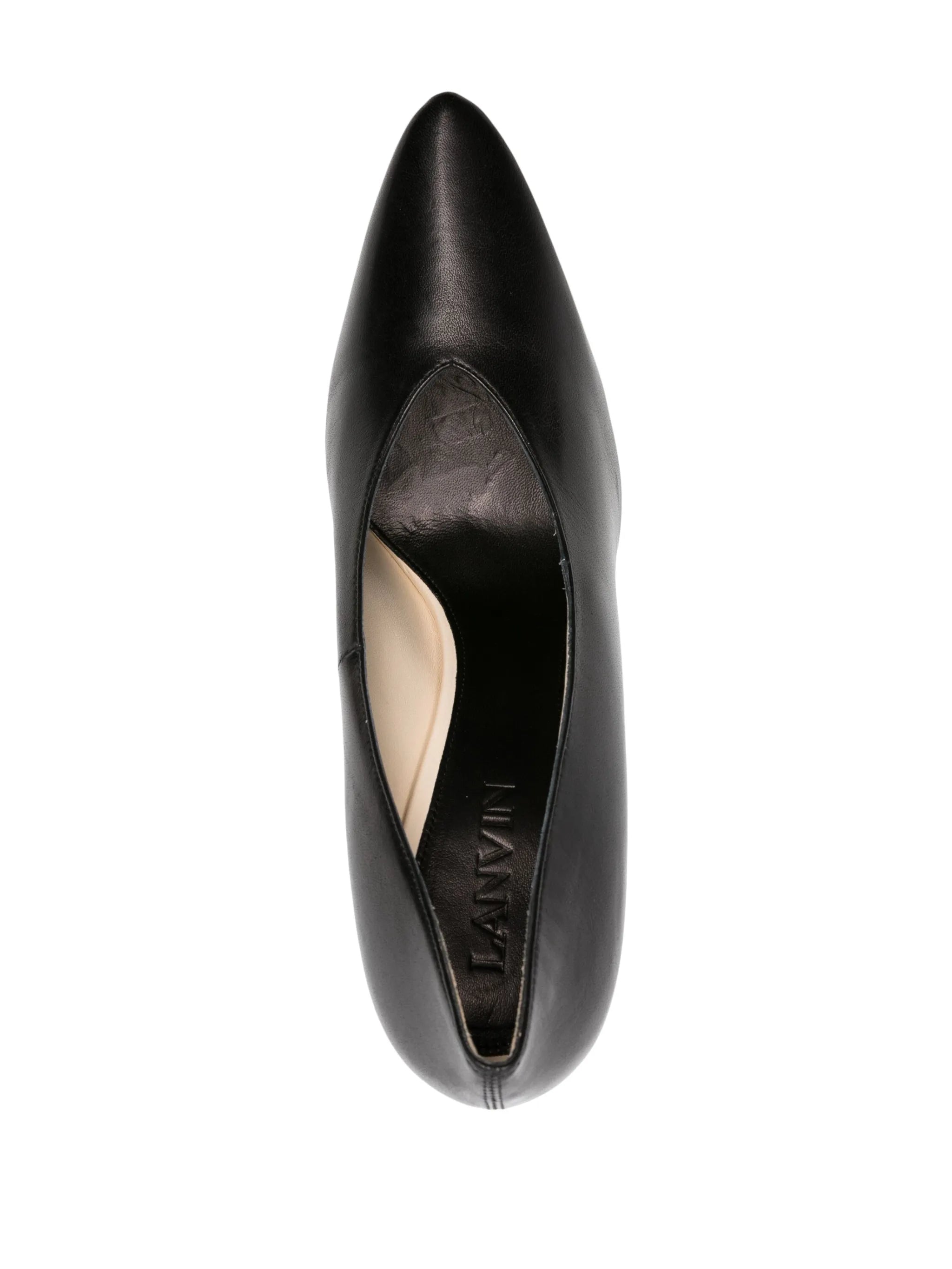 105mm leather pumps