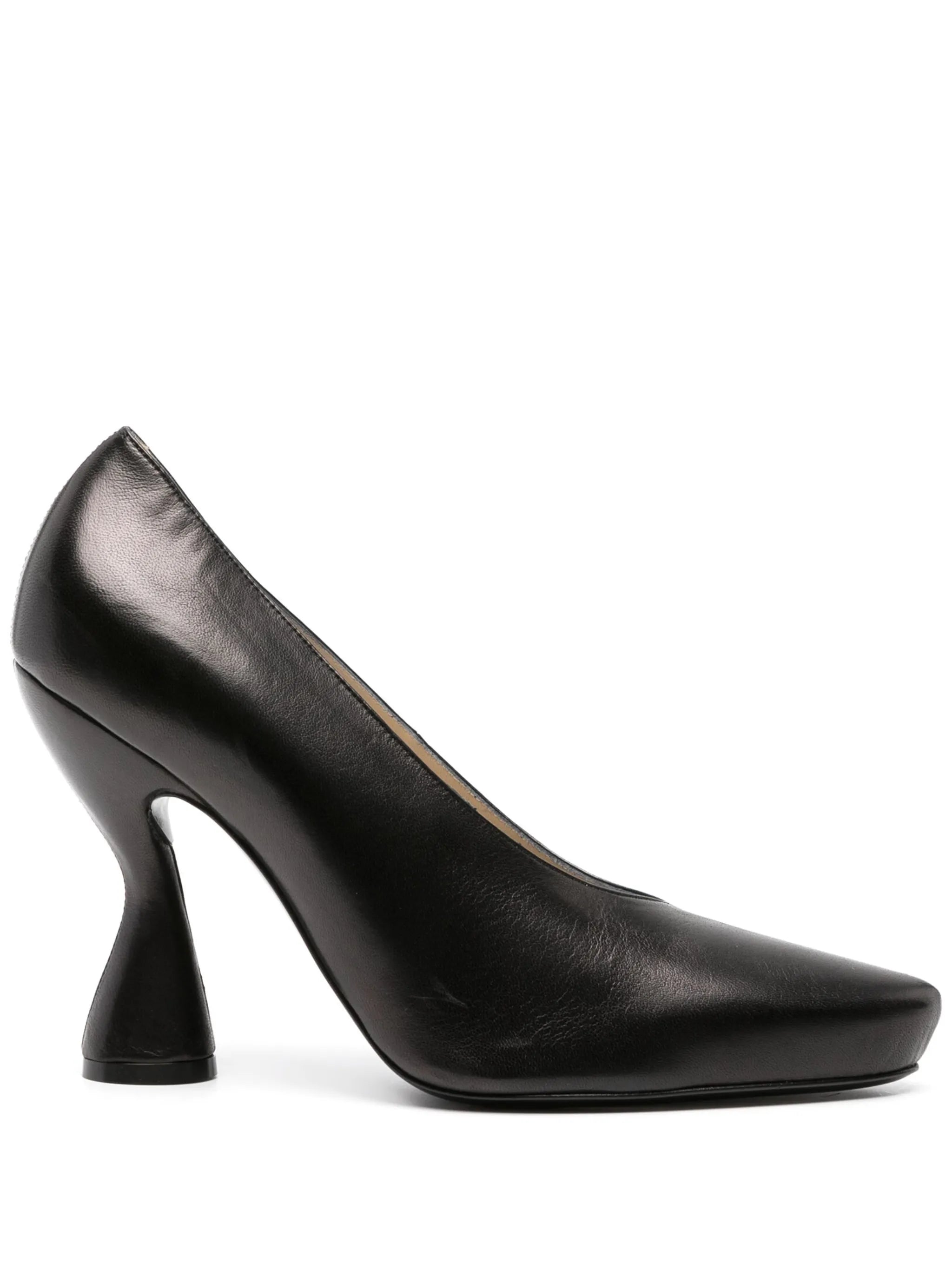 105mm leather pumps