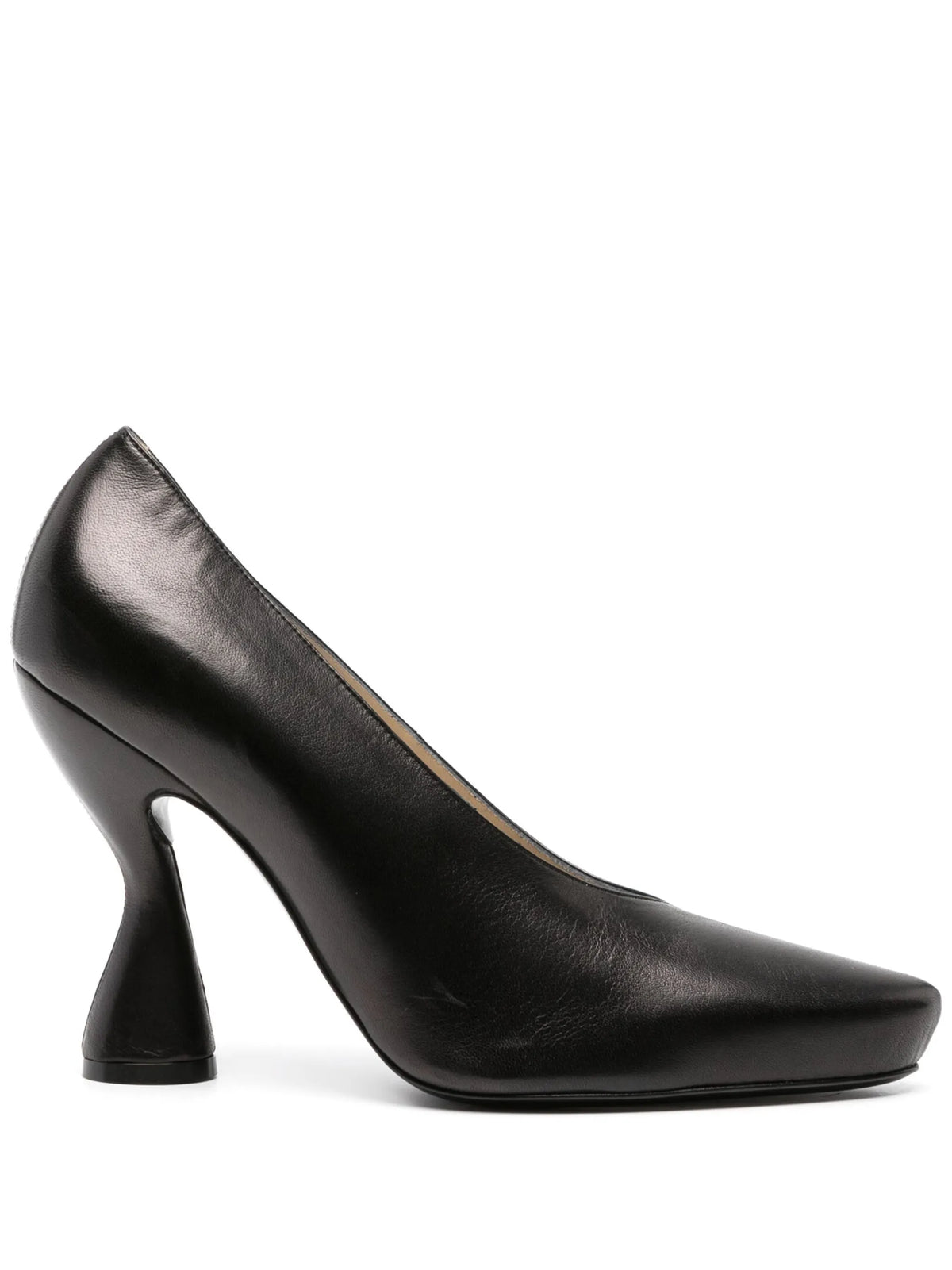105mm leather pumps