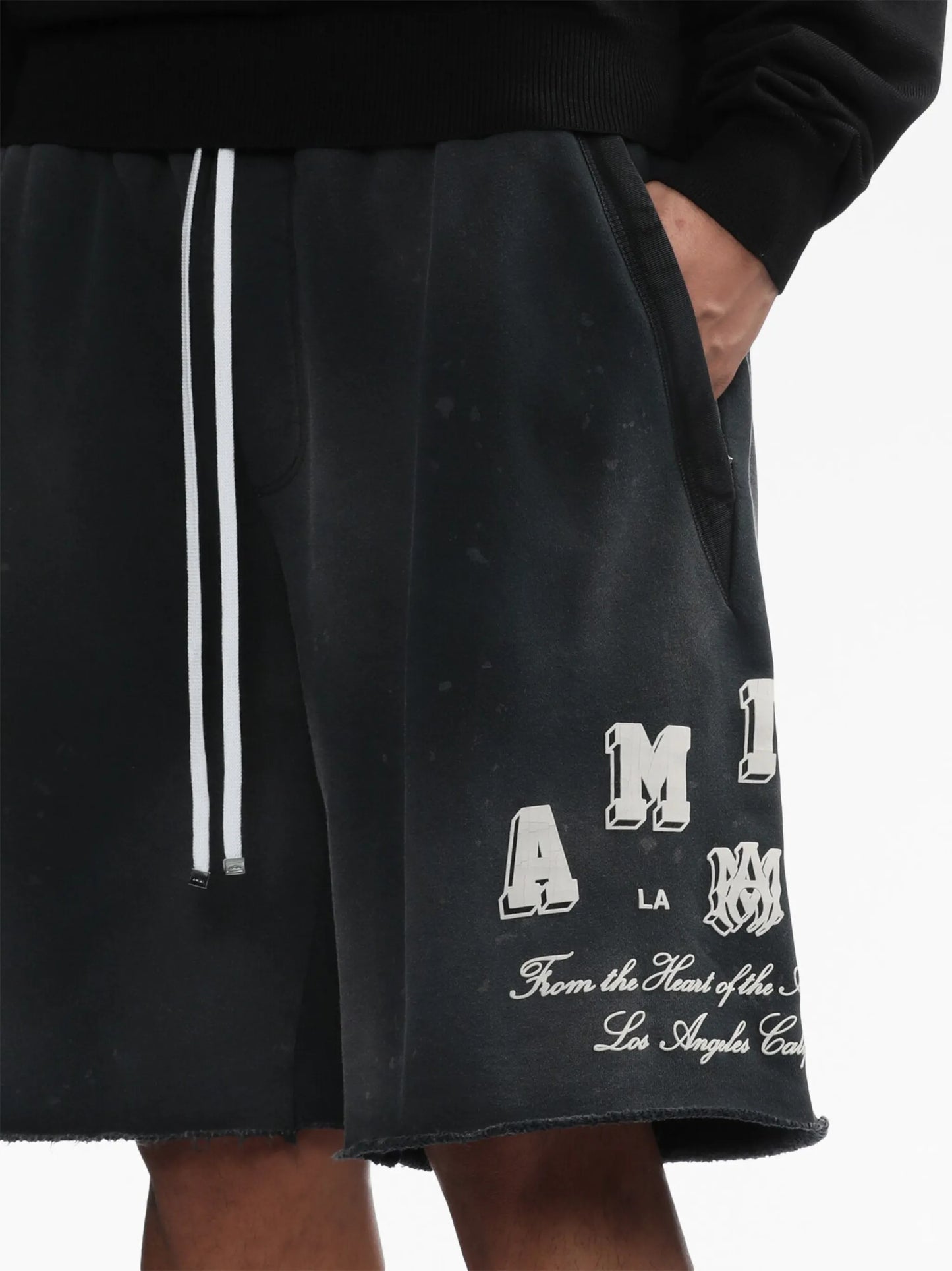 Vintage Collegiate cotton track shorts