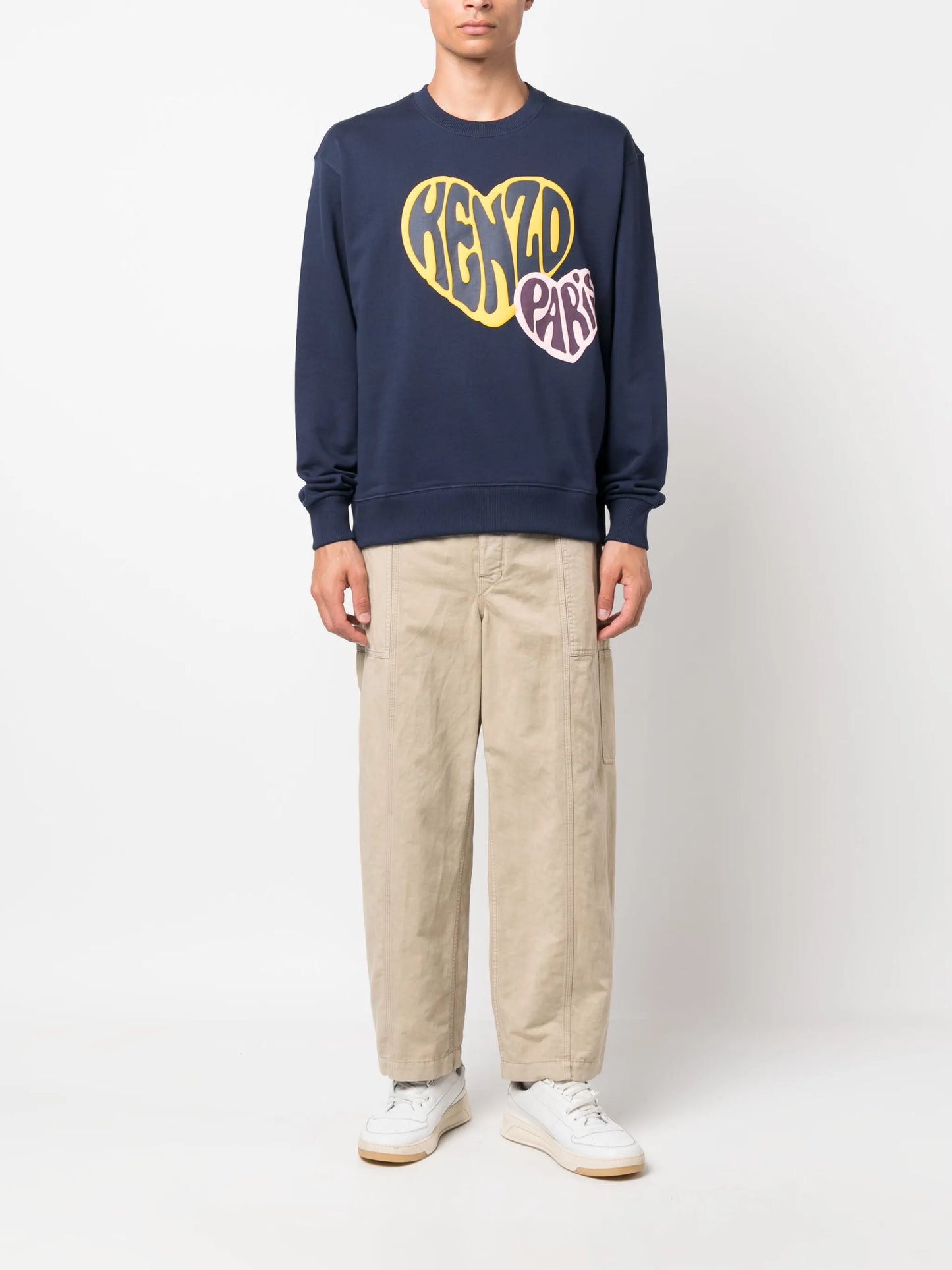 logo-print cotton sweatshirt