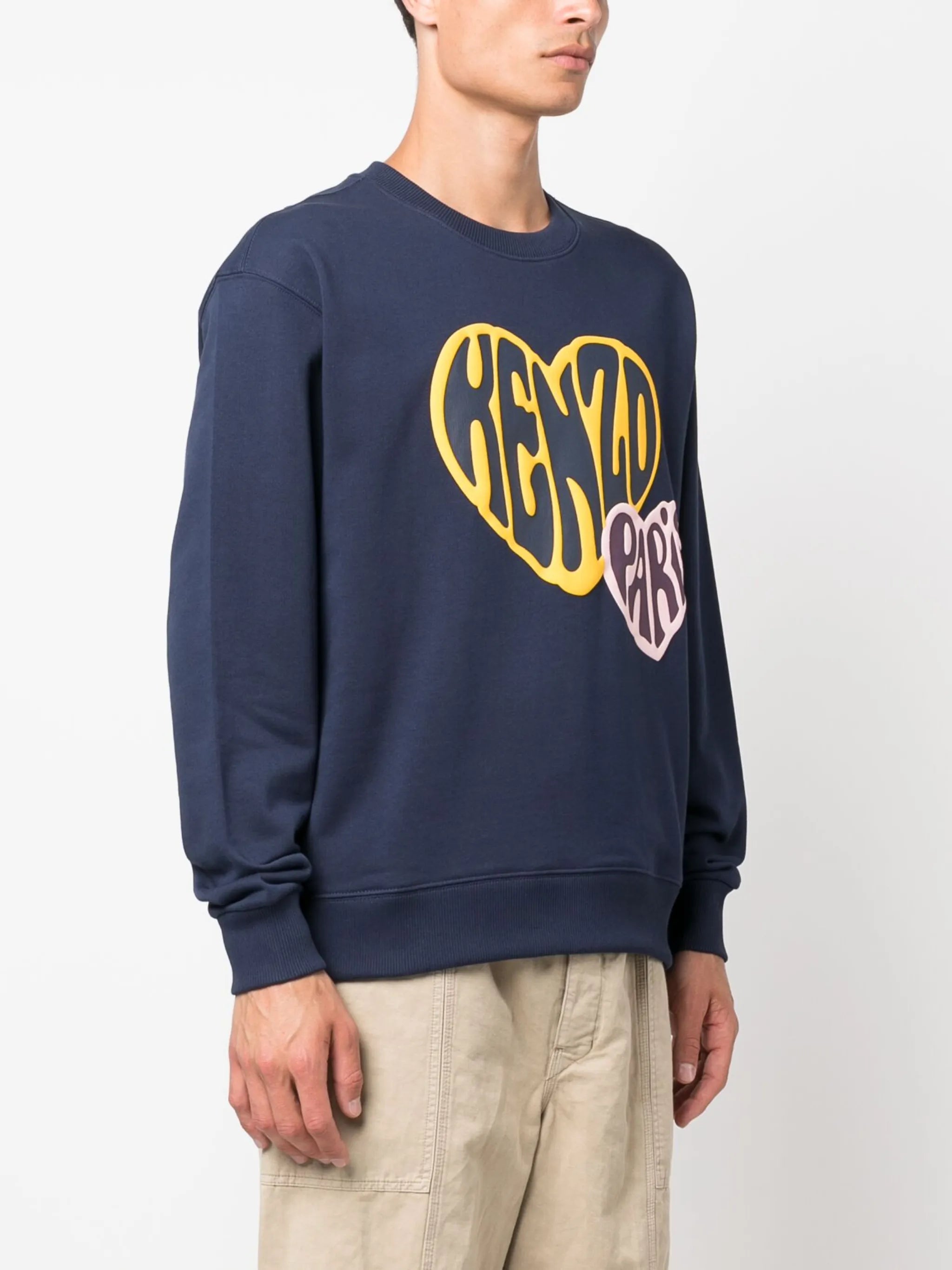 logo-print cotton sweatshirt