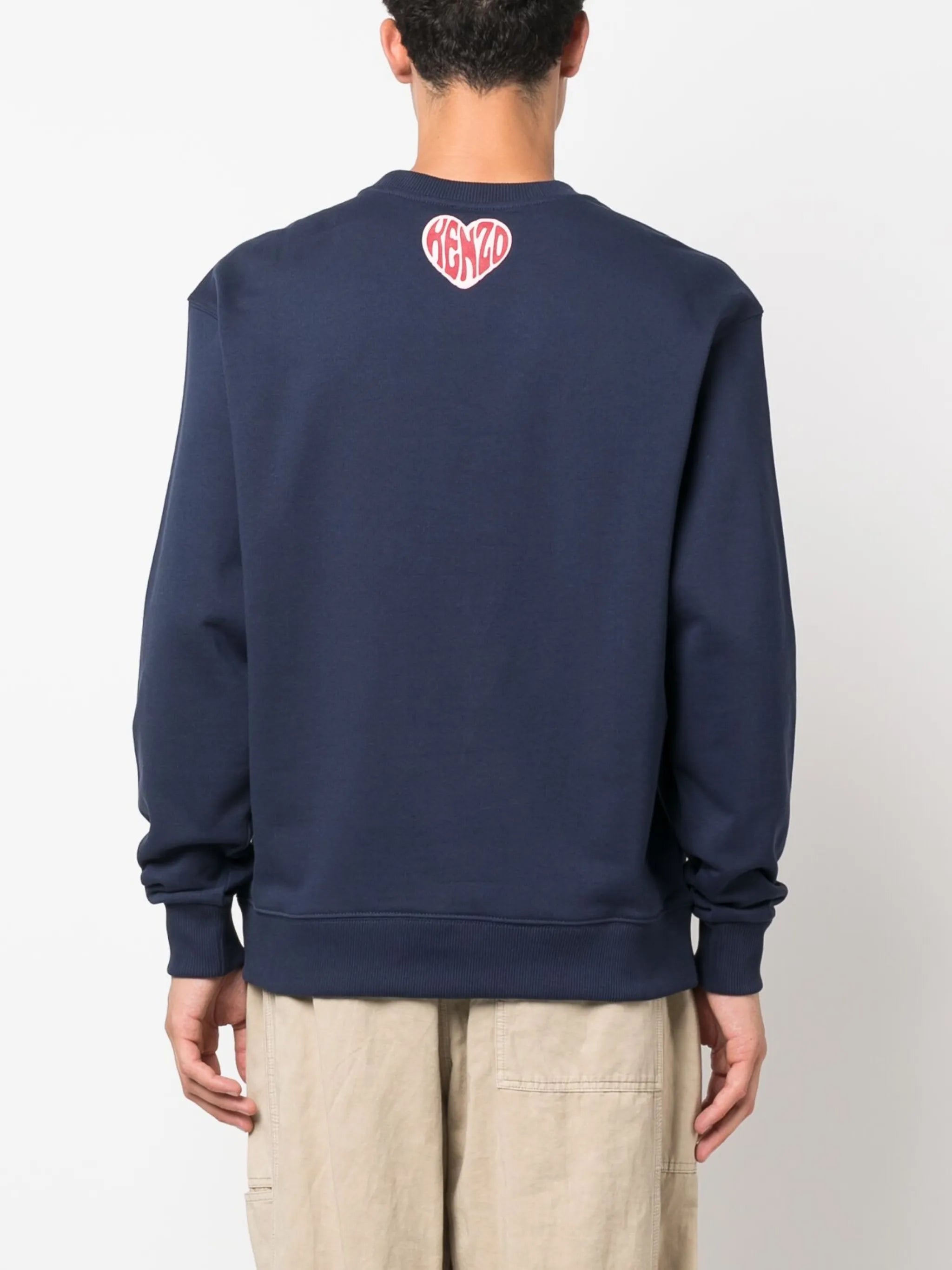 logo-print cotton sweatshirt
