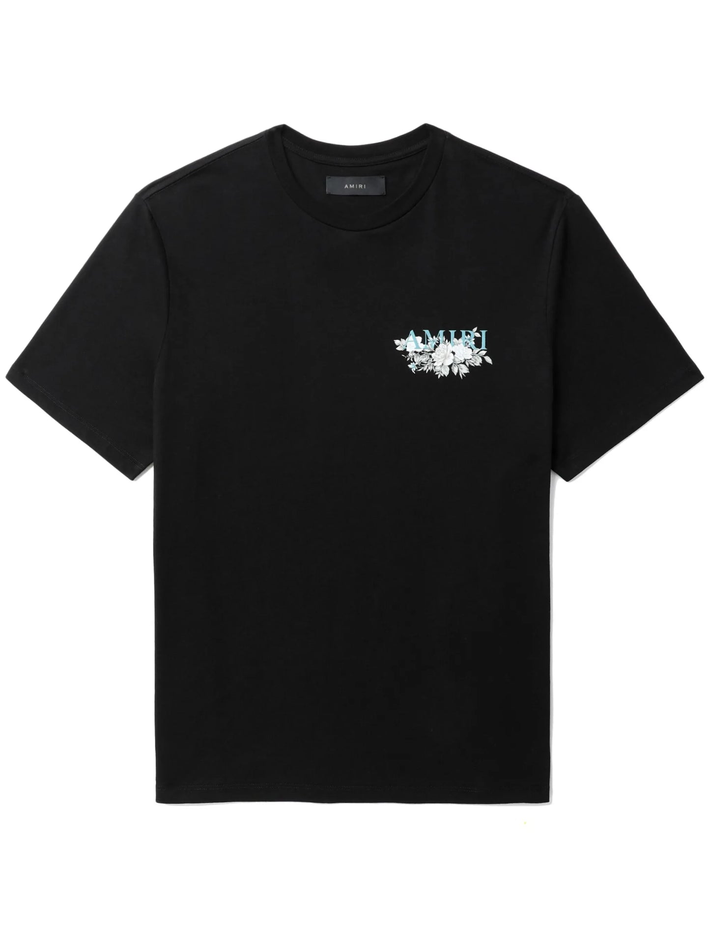floral logo-print cotton T-shirt