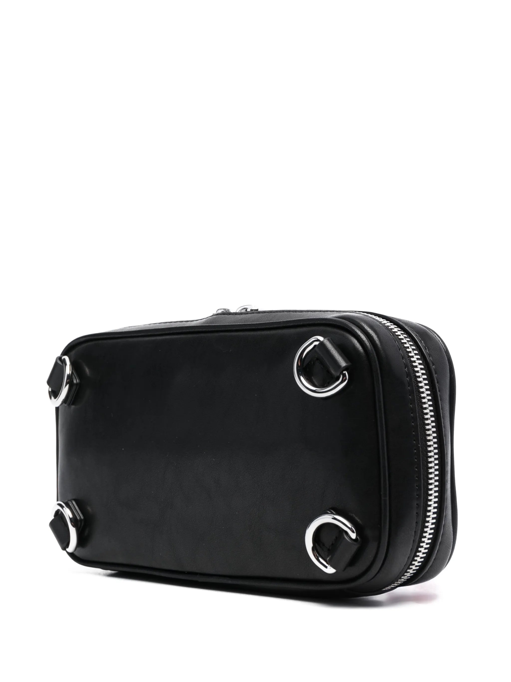 logo-print messenger bag