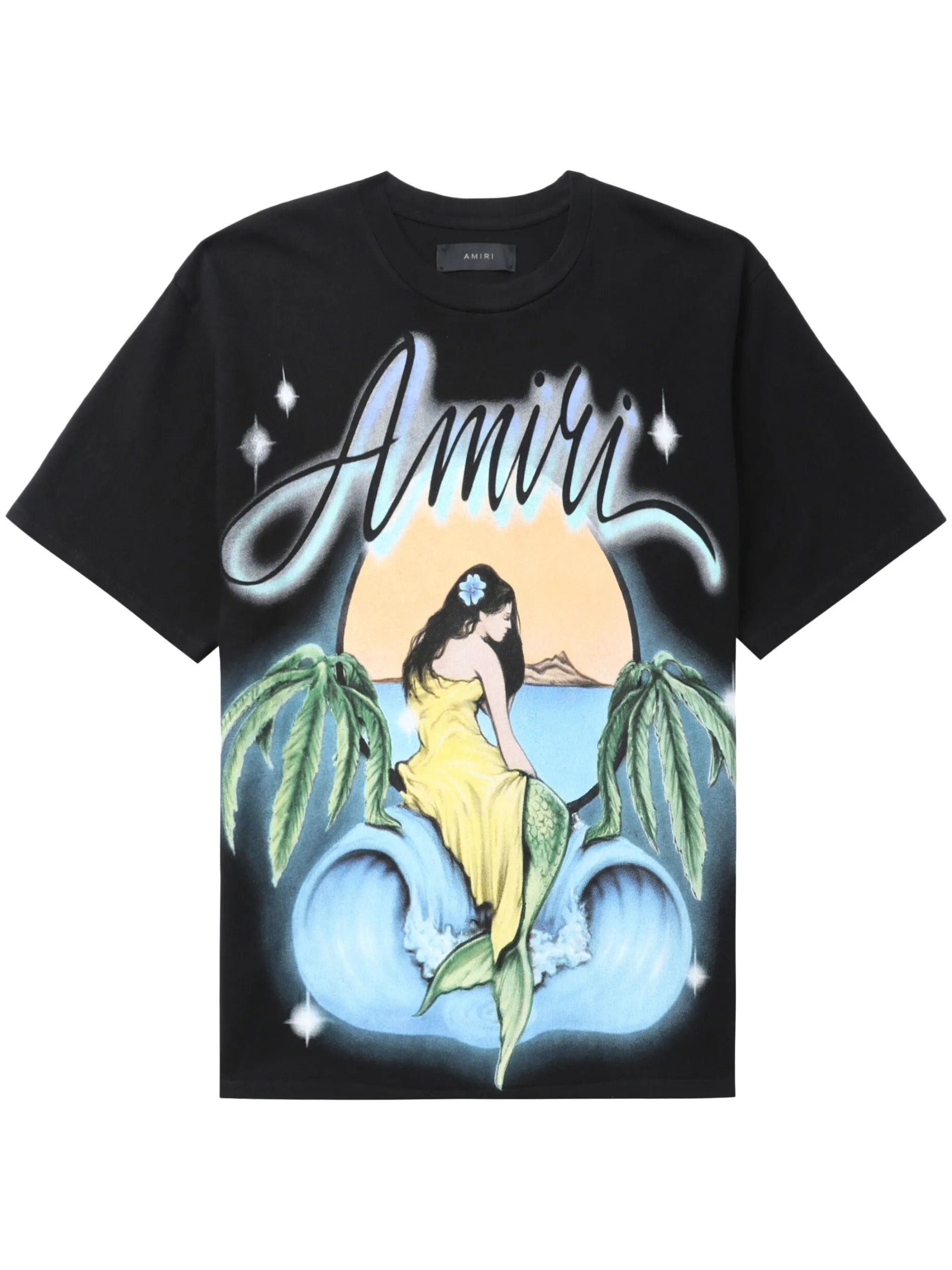 illustration-print cotton T-shirt
