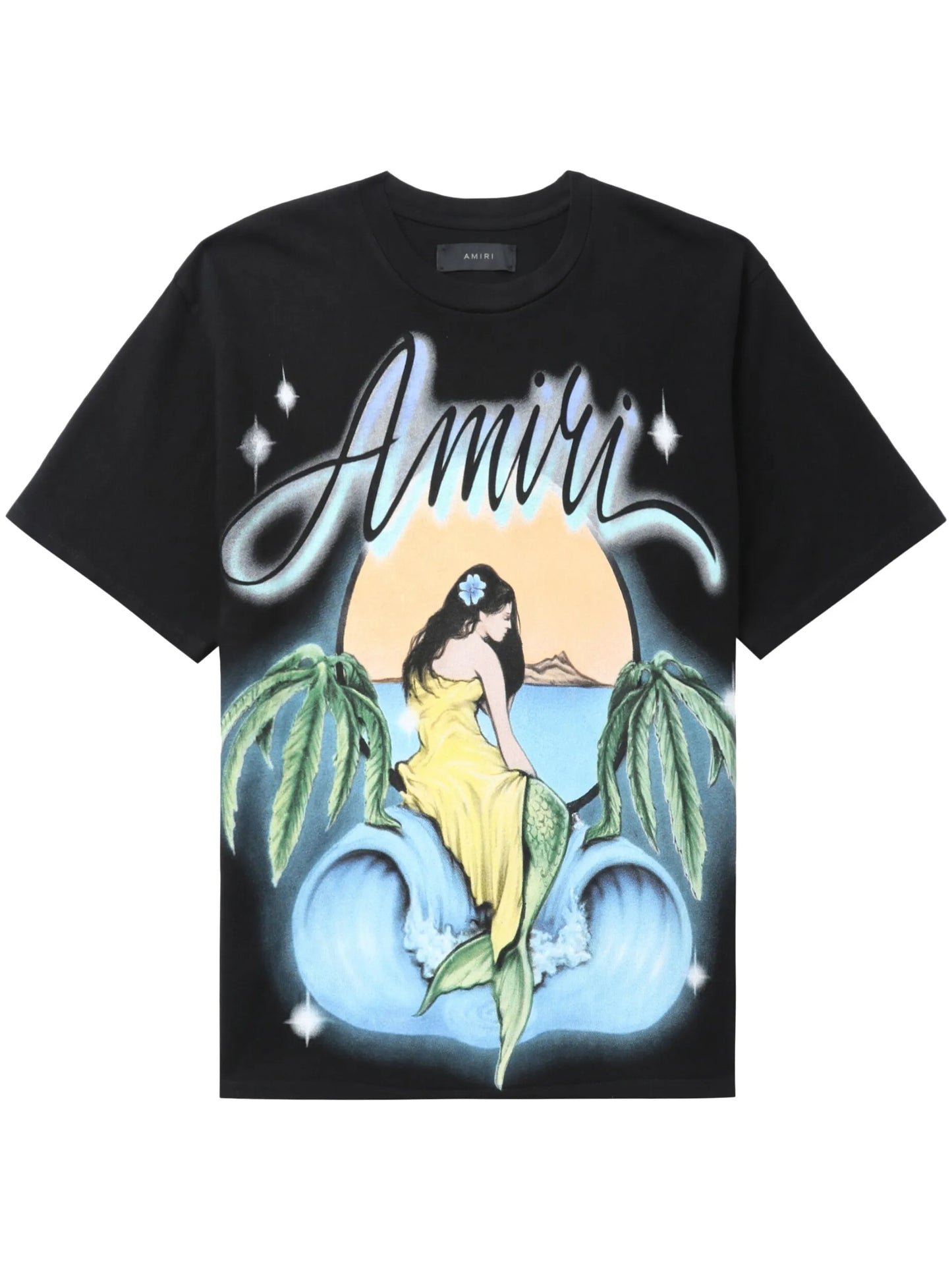illustration-print cotton T-shirt