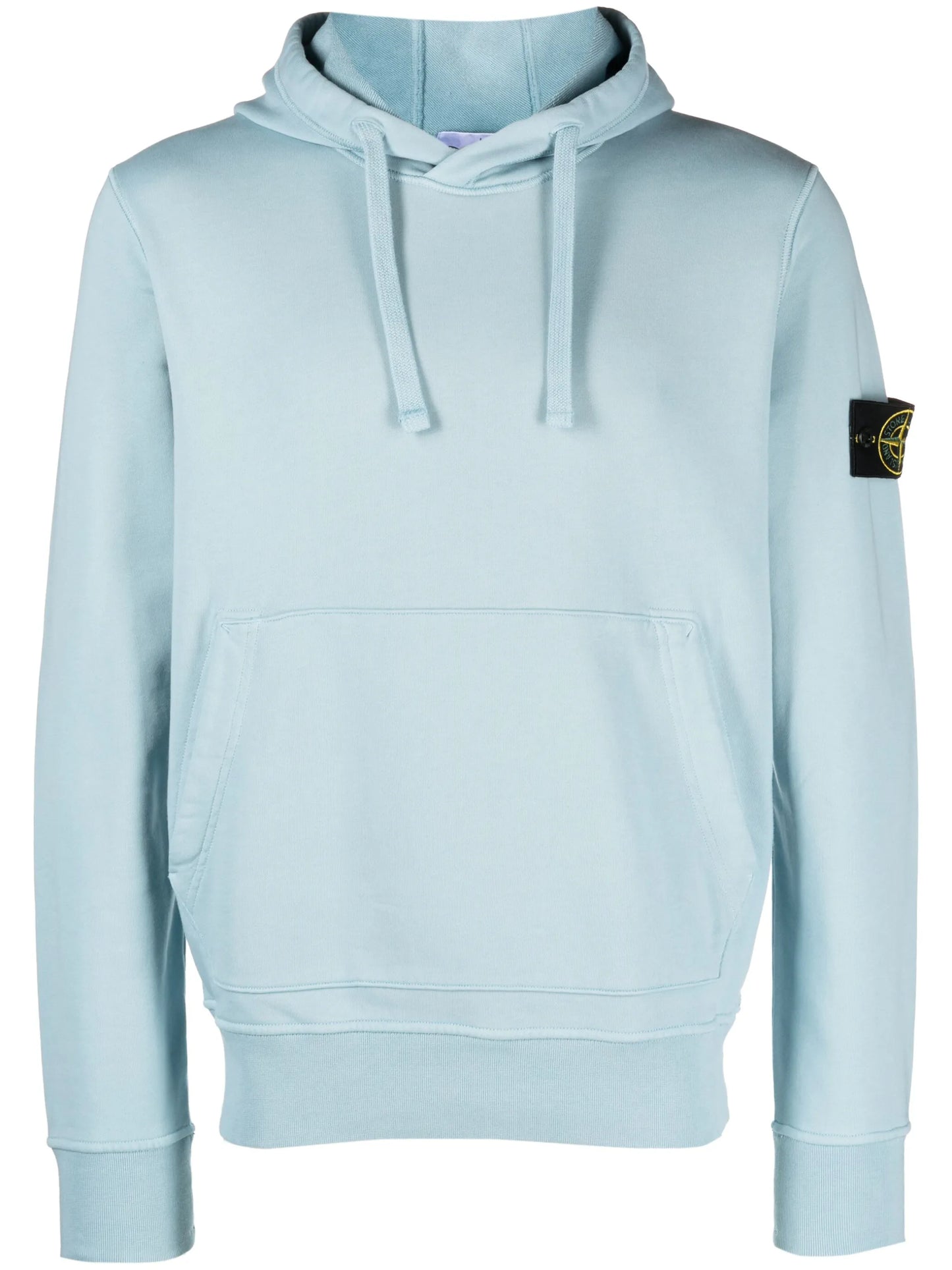 Compass-patch high-neck sweatshirt