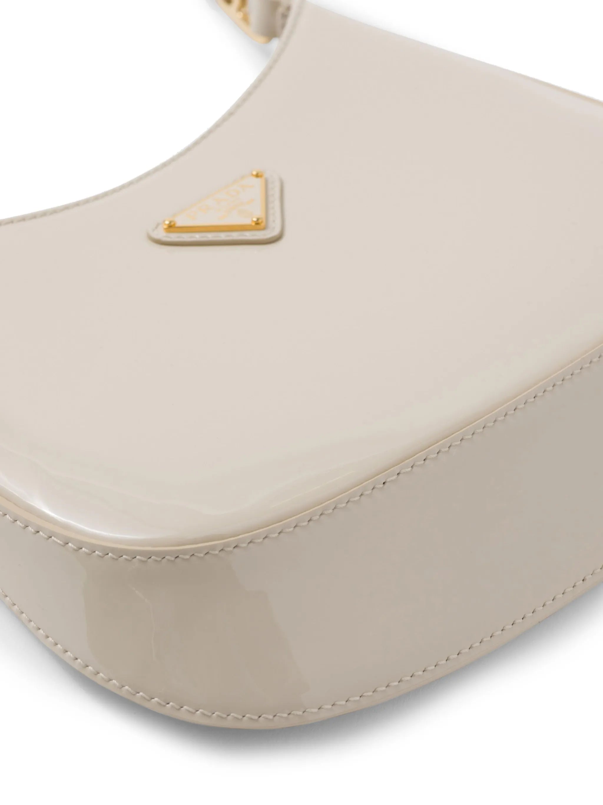 Cleo patent-leather shoulder bag