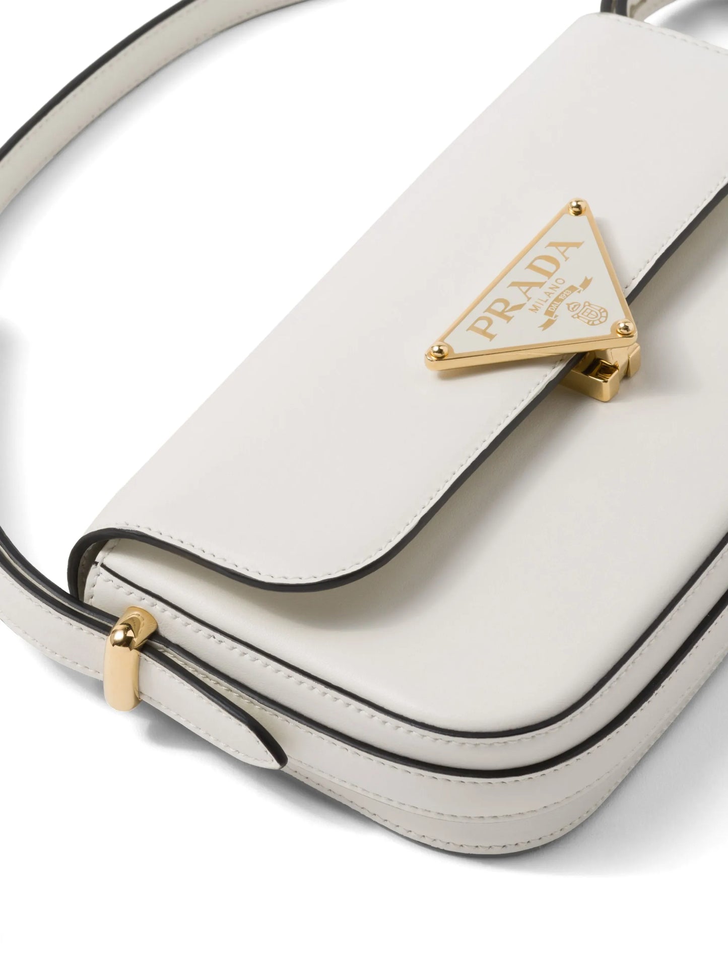 triangle-logo shoulder bag