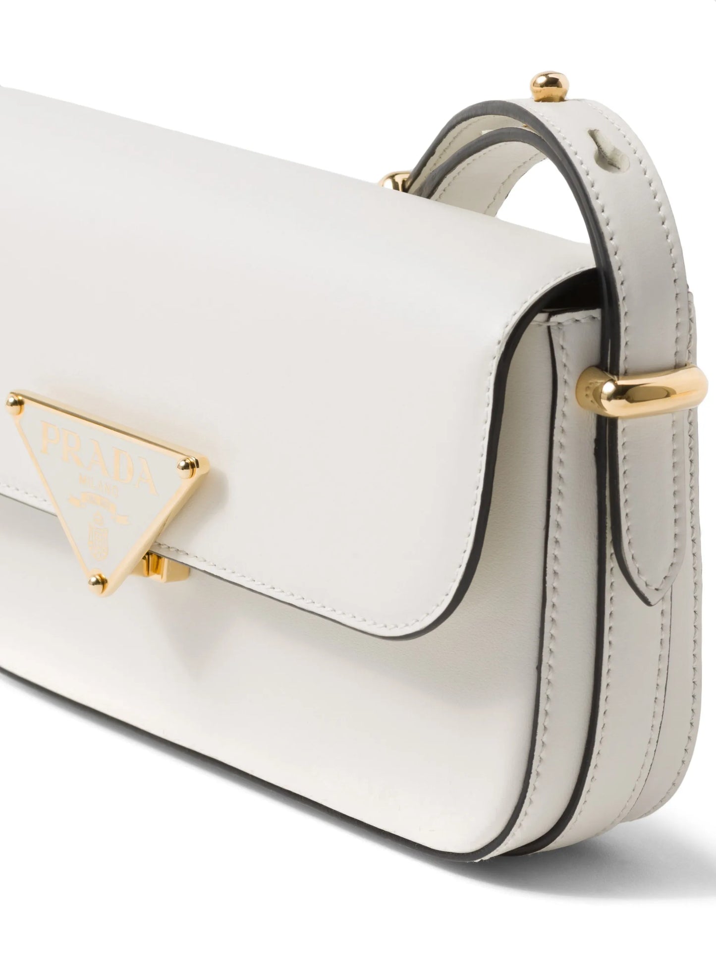 triangle-logo shoulder bag