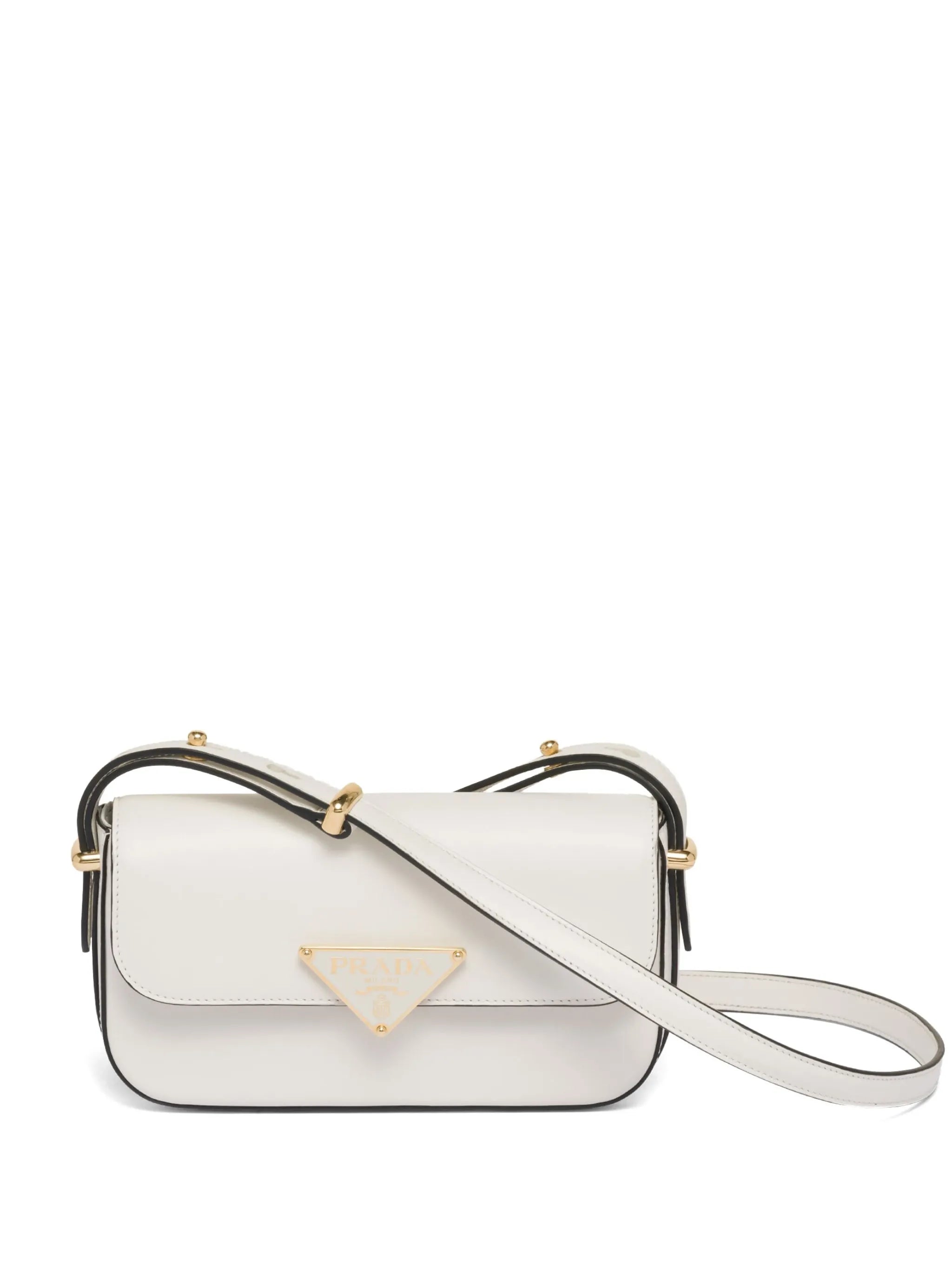 triangle-logo shoulder bag