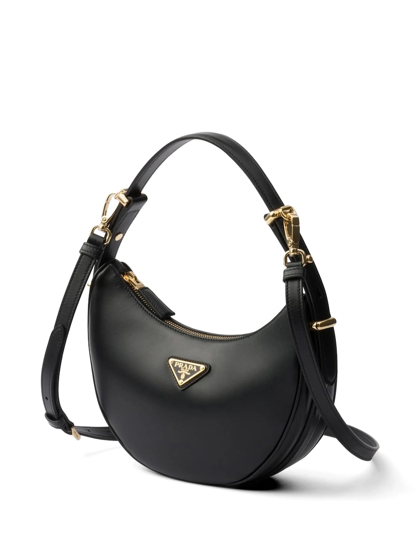 Arqué leather shoulder bag