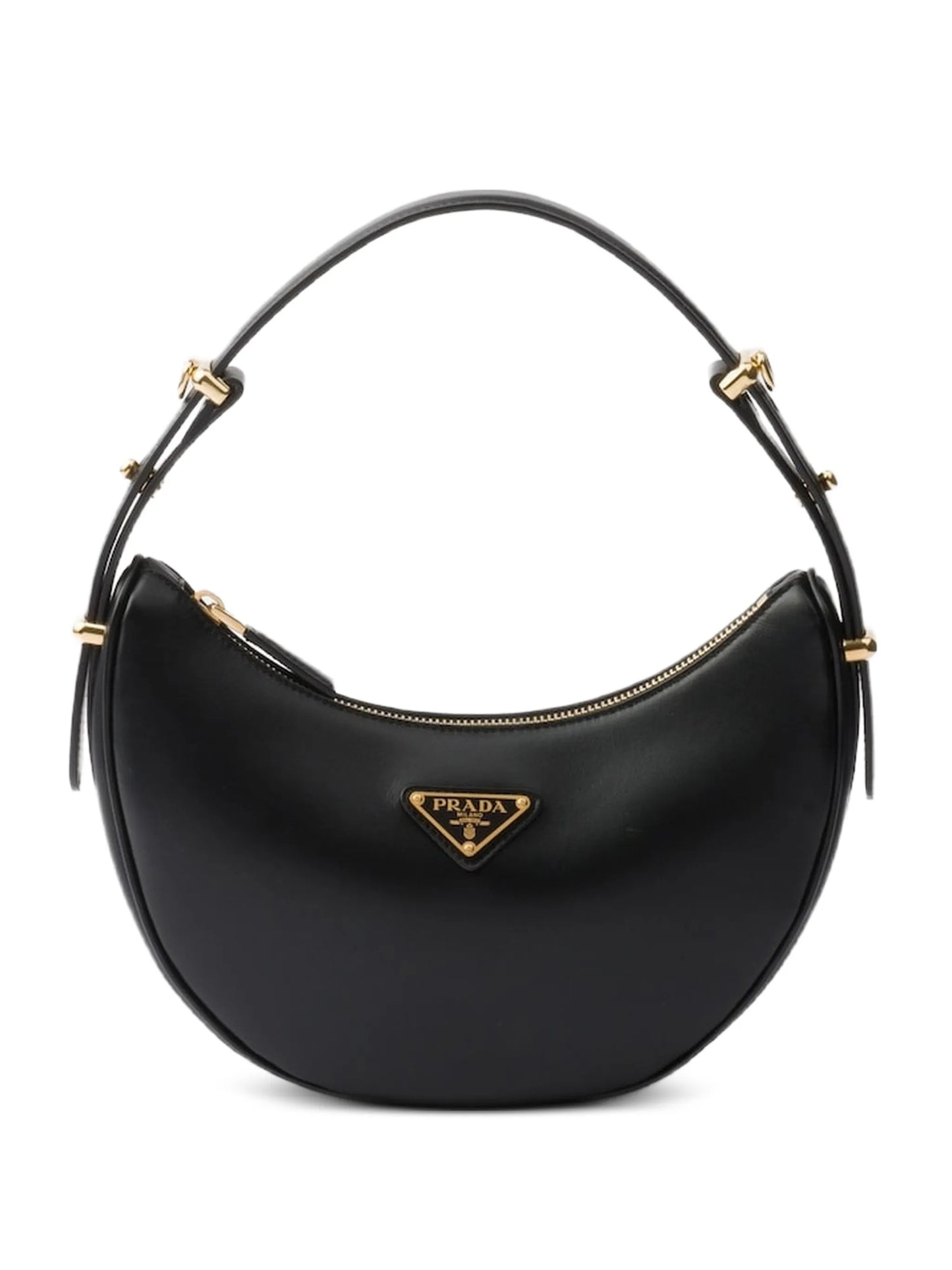 Arqué leather shoulder bag