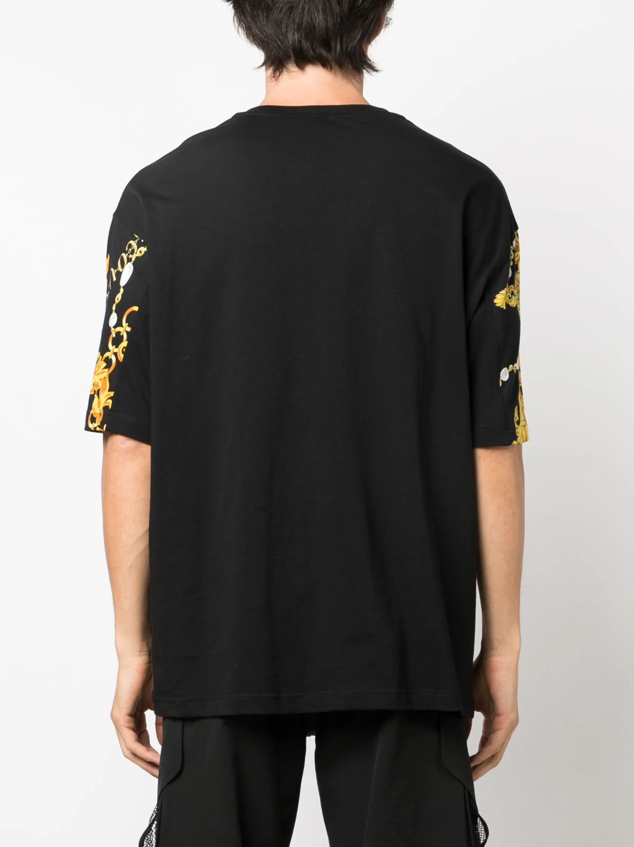 Barocco-print cotton T-shirt