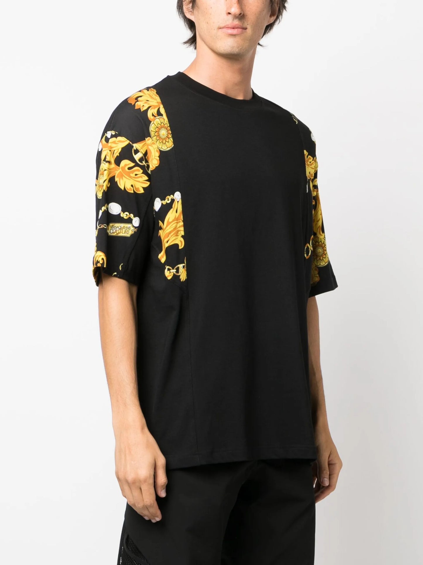 Barocco-print cotton T-shirt