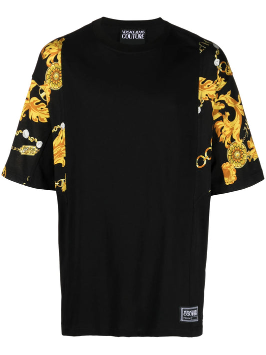 Barocco-print cotton T-shirt