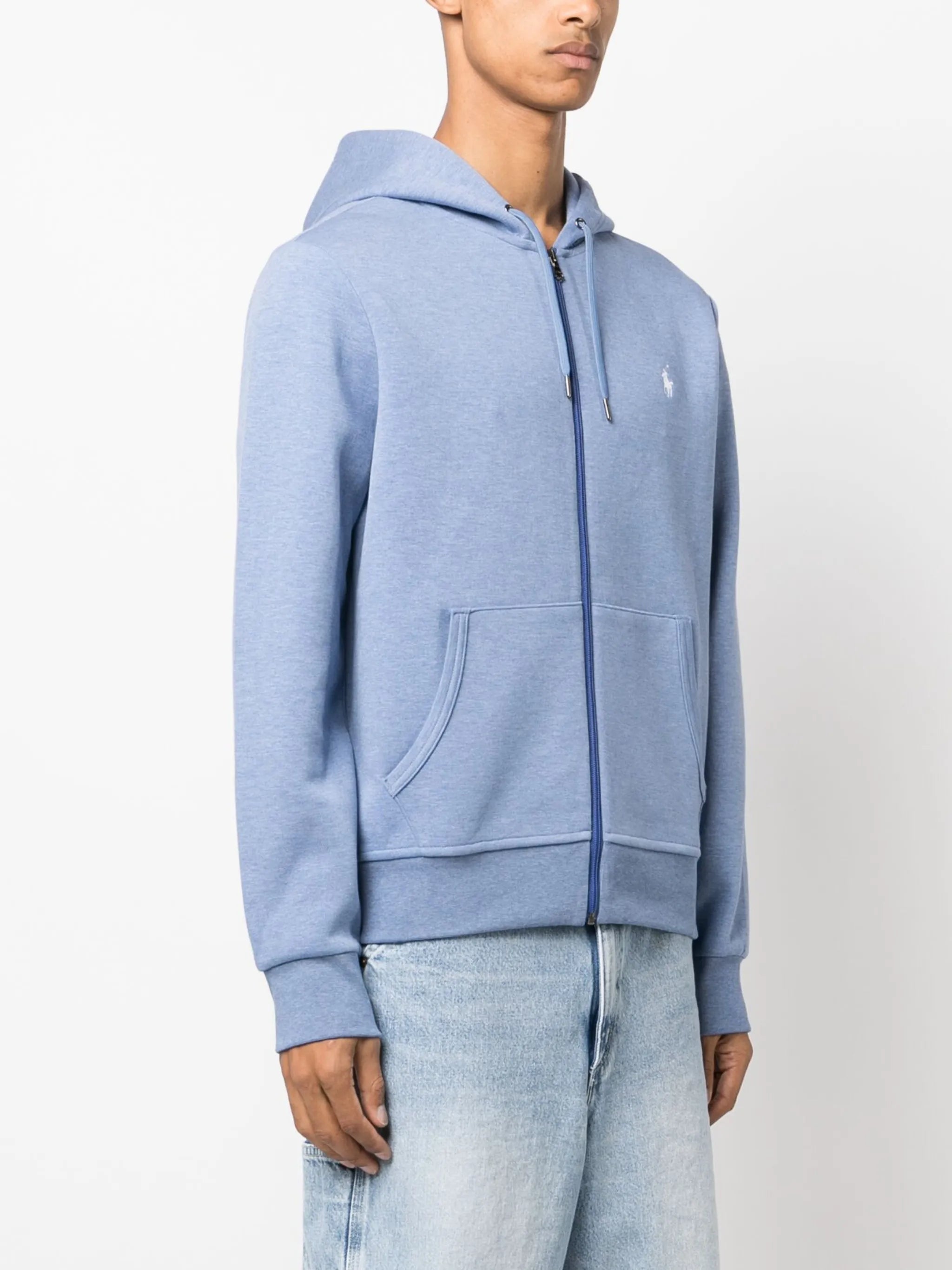 Polo Pony zipped hoodie