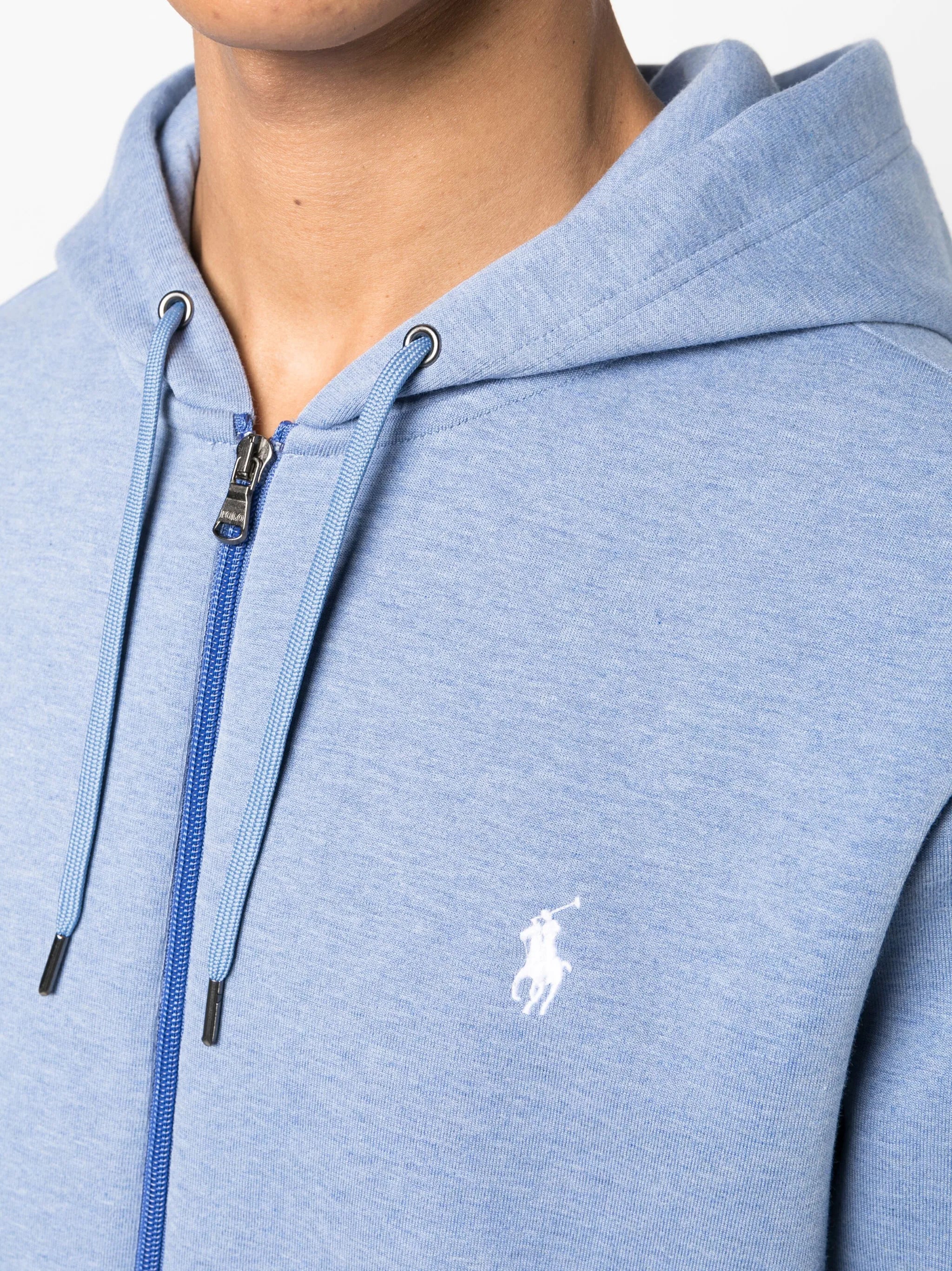 Polo Pony zipped hoodie