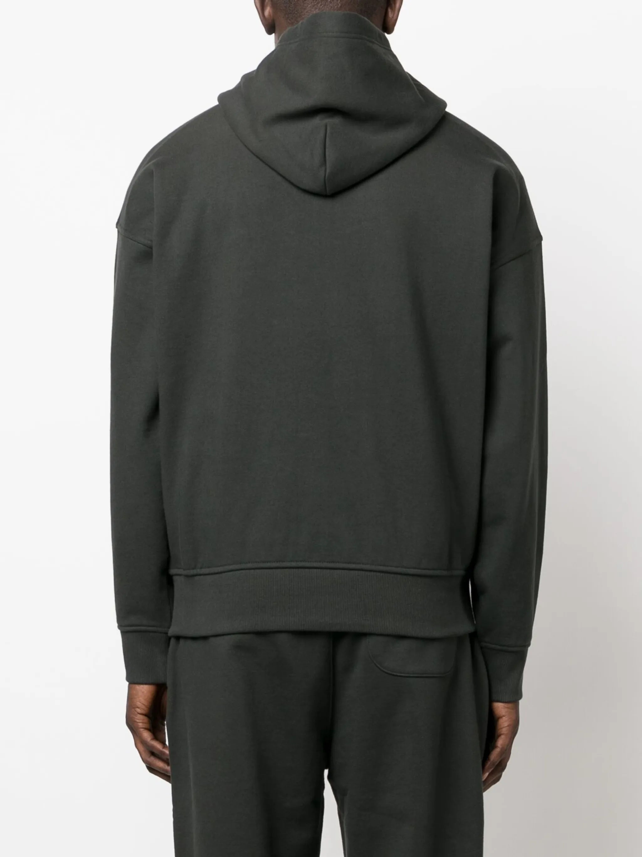 logo-print cotton-blend hoodie
