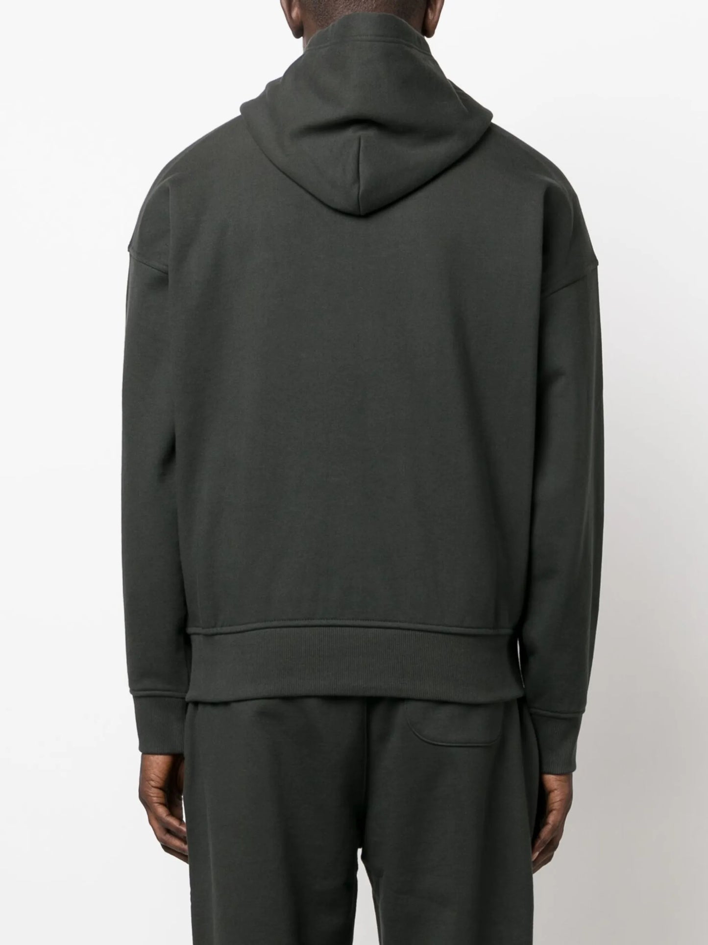logo-print cotton-blend hoodie